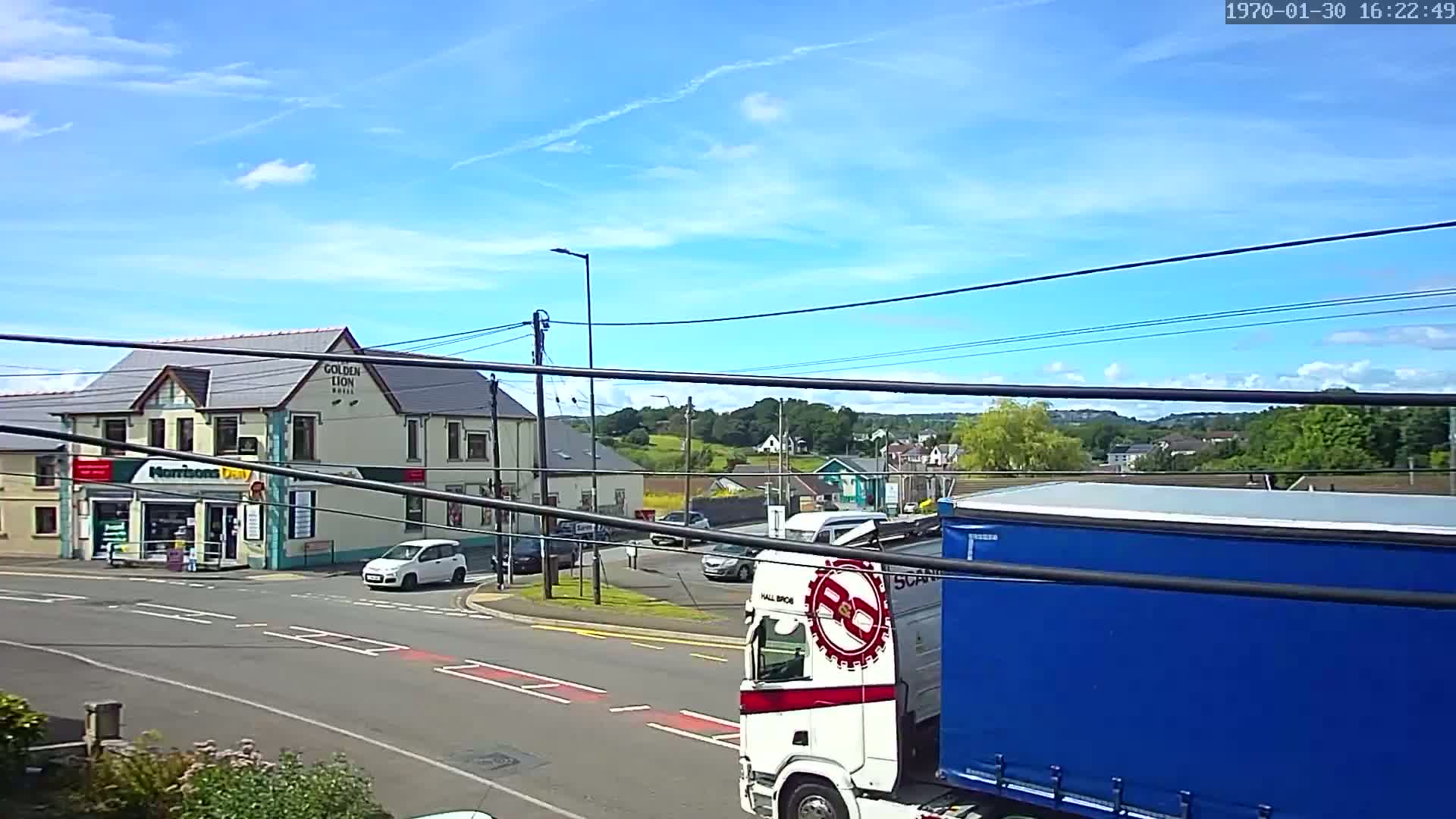 Ammanford Town , Penybanc Road West Live Cam - Carmarthenshire, Dyfed, Wales, United Kingdom
