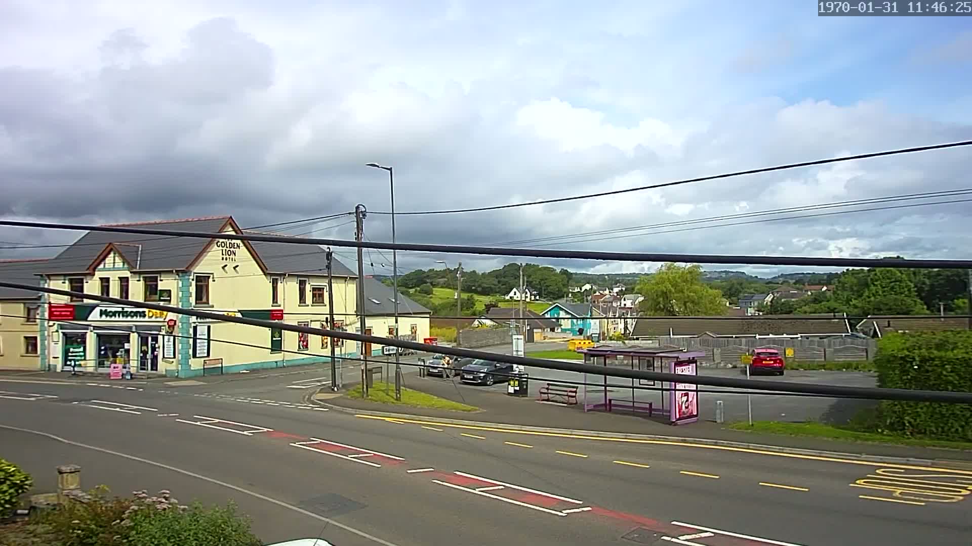 Ammanford Town , Penybanc Road West Live Cam - Carmarthenshire, Dyfed, Wales, United Kingdom