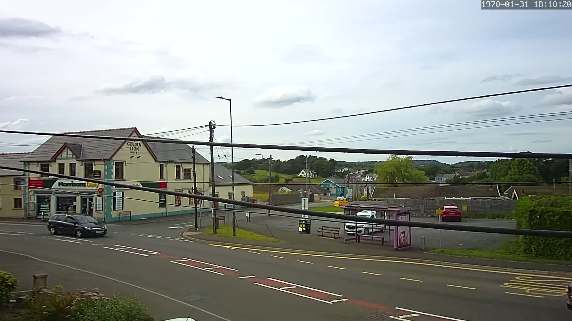 Ammanford Town , Penybanc Road West Live Cam - Carmarthenshire, Dyfed, Wales, United Kingdom
