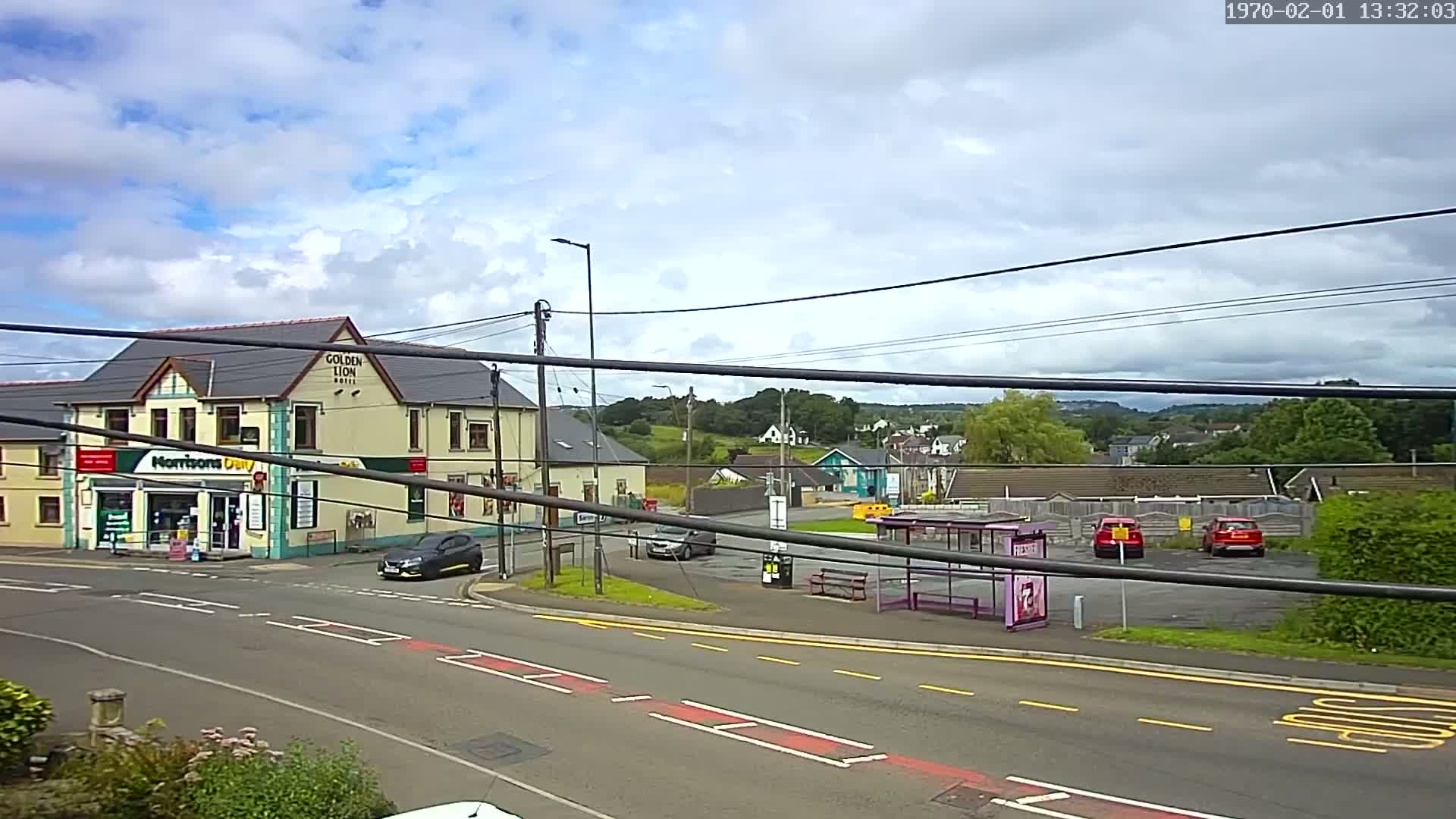 Ammanford Town , Penybanc Road West Live Cam - Carmarthenshire, Dyfed, Wales, United Kingdom