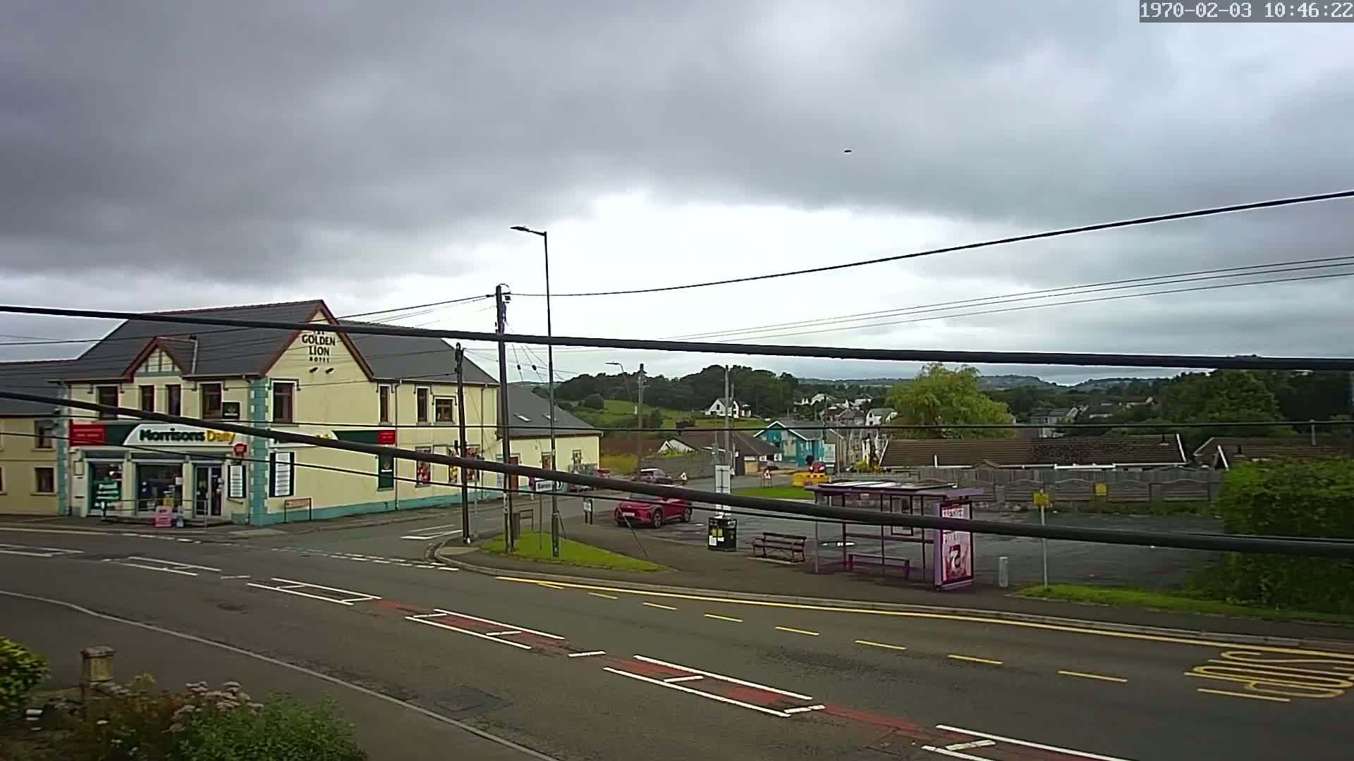 Ammanford Town , Penybanc Road West Live Cam - Carmarthenshire, Dyfed, Wales, United Kingdom