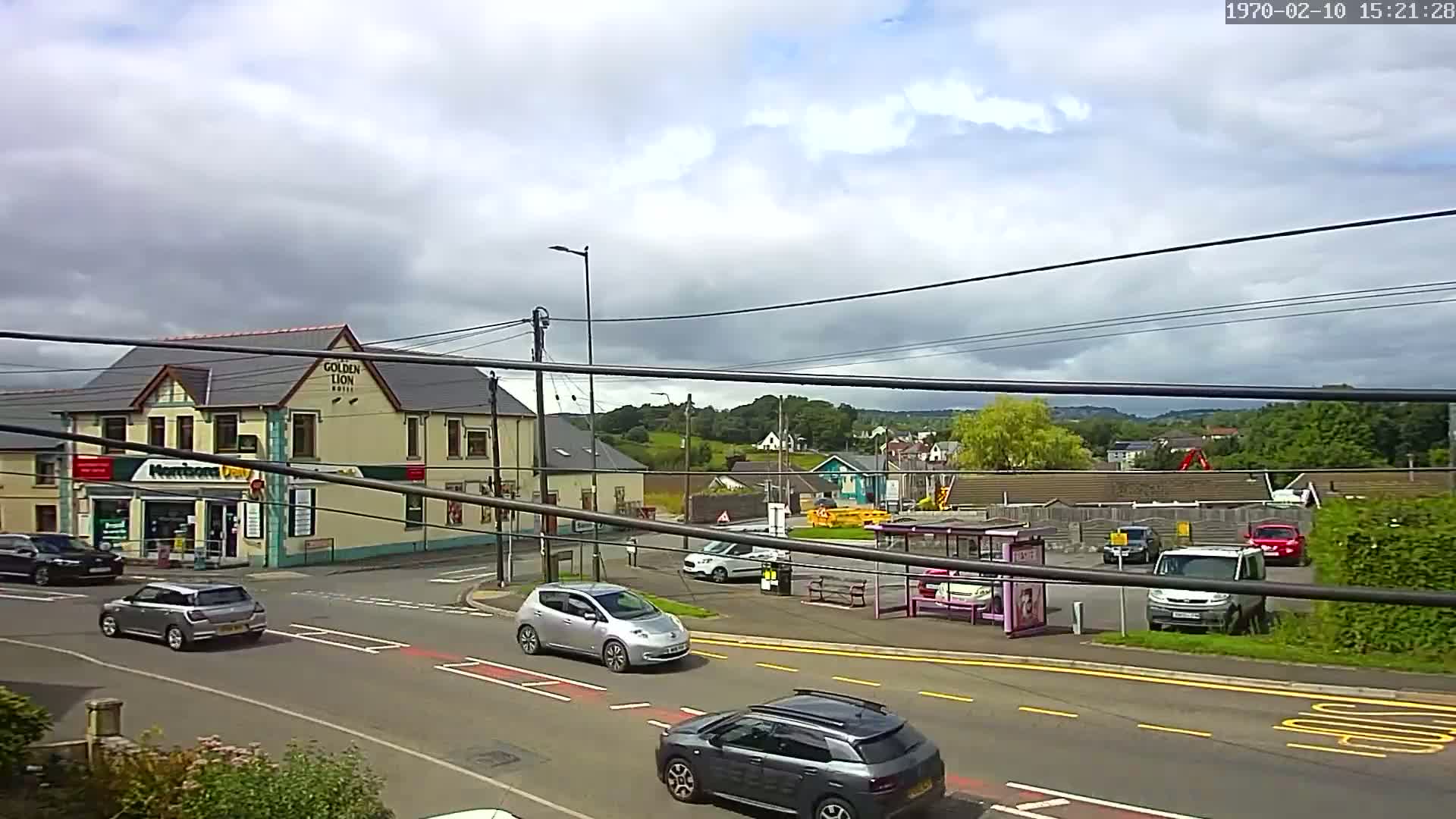 Ammanford Town , Penybanc Road West Live Cam - Carmarthenshire, Dyfed, Wales, United Kingdom