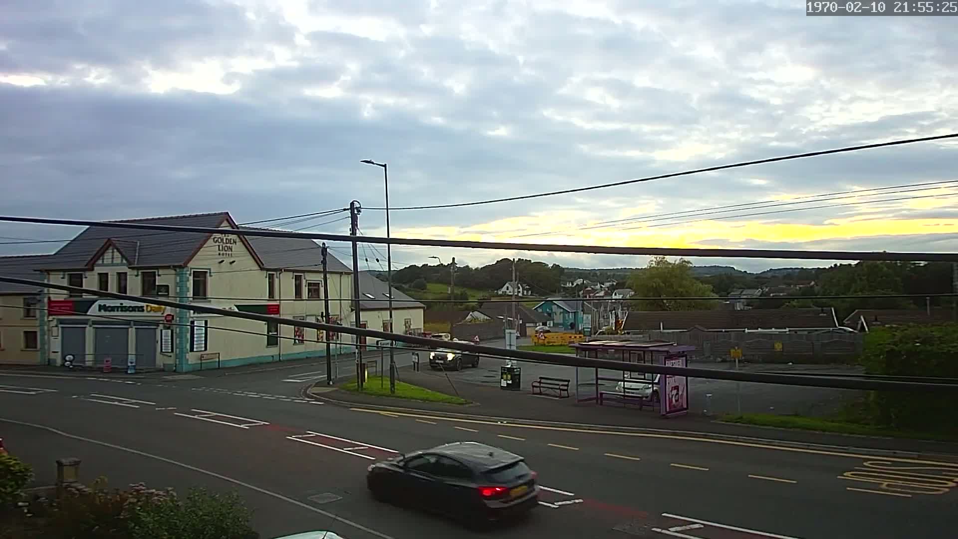 Ammanford Town , Penybanc Road West Live Cam - Carmarthenshire, Dyfed, Wales, United Kingdom