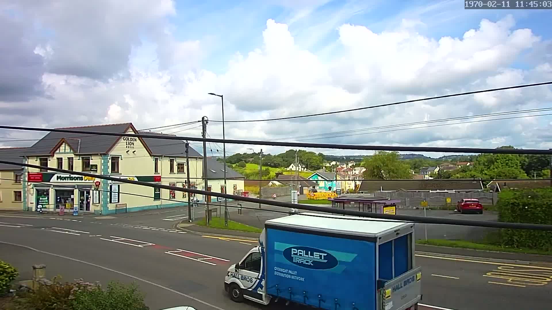Ammanford Town , Penybanc Road West Live Cam - Carmarthenshire, Dyfed, Wales, United Kingdom