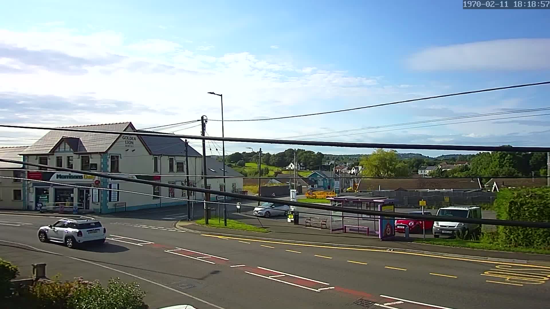 Ammanford Town , Penybanc Road West Live Cam - Carmarthenshire, Dyfed, Wales, United Kingdom