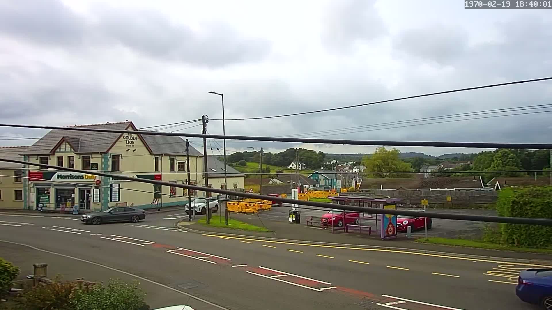 Ammanford Town , Penybanc Road West Live Cam - Carmarthenshire, Dyfed, Wales, United Kingdom