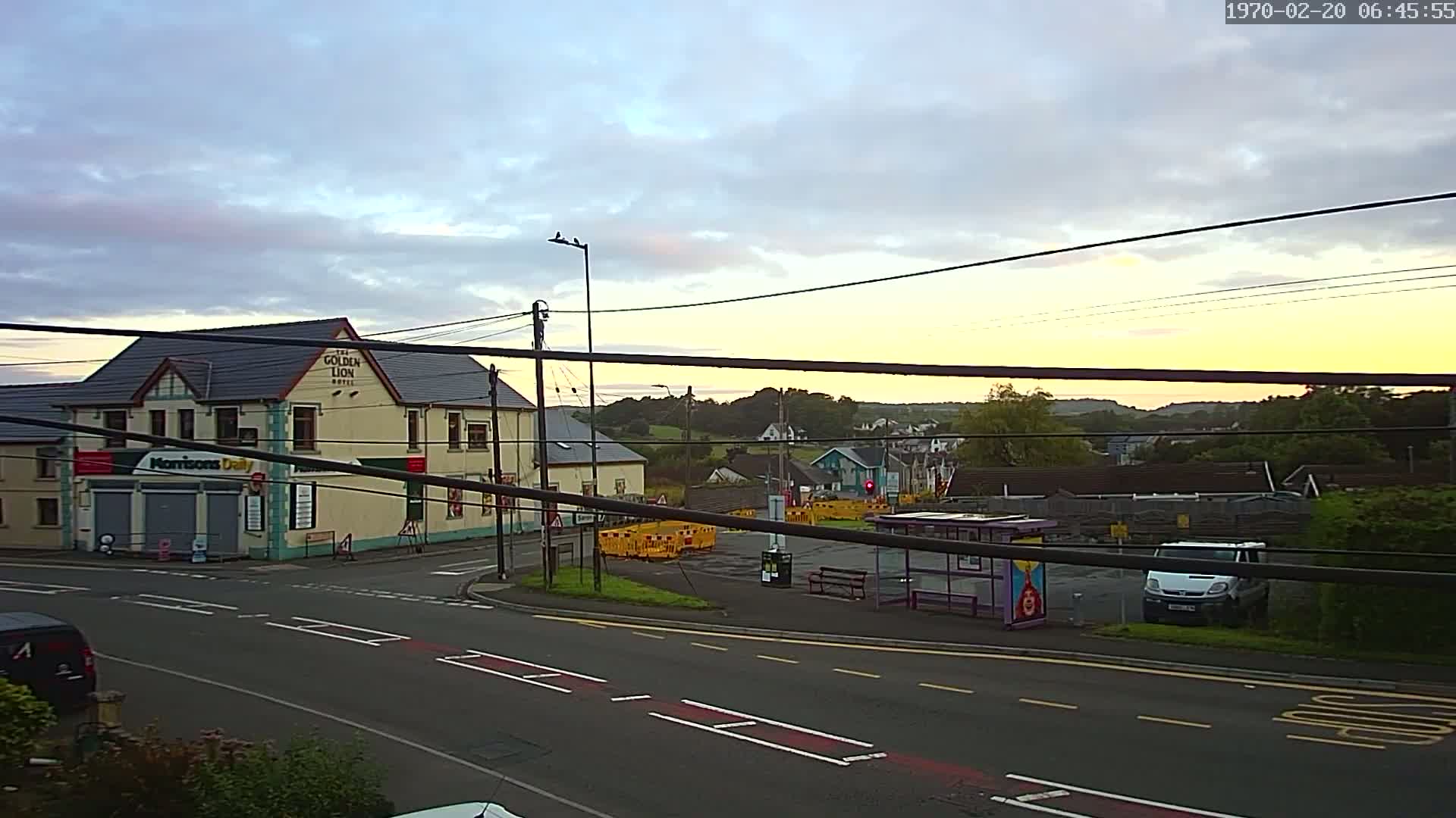 Ammanford Town , Penybanc Road West Live Cam - Carmarthenshire, Dyfed, Wales, United Kingdom