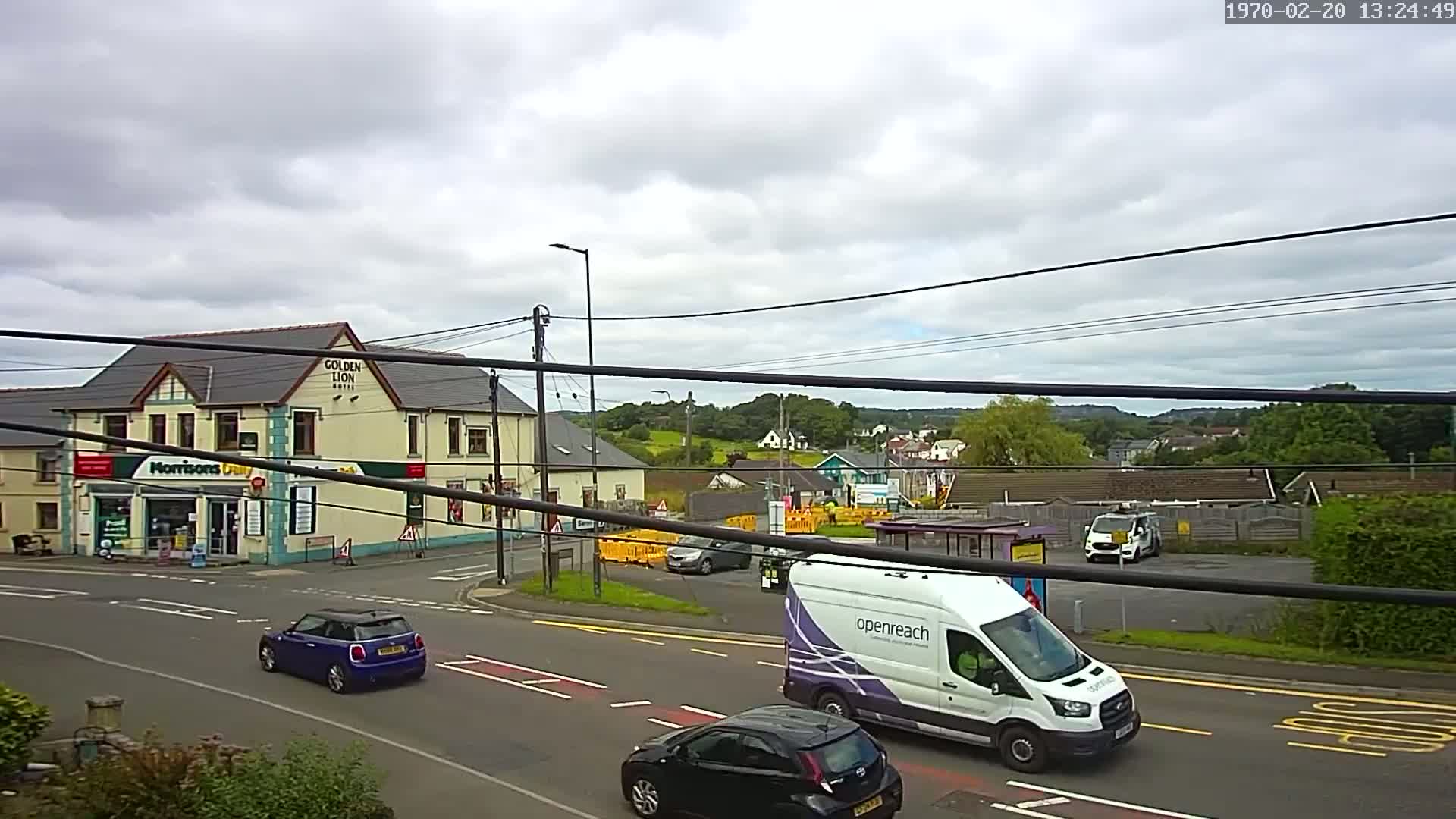 Ammanford Town , Penybanc Road West Live Cam - Carmarthenshire, Dyfed, Wales, United Kingdom