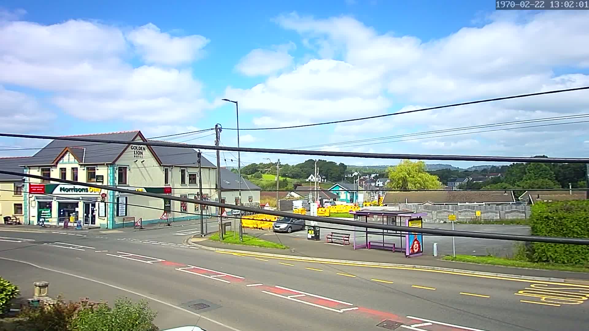 Ammanford Town , Penybanc Road West Live Cam - Carmarthenshire, Dyfed, Wales, United Kingdom