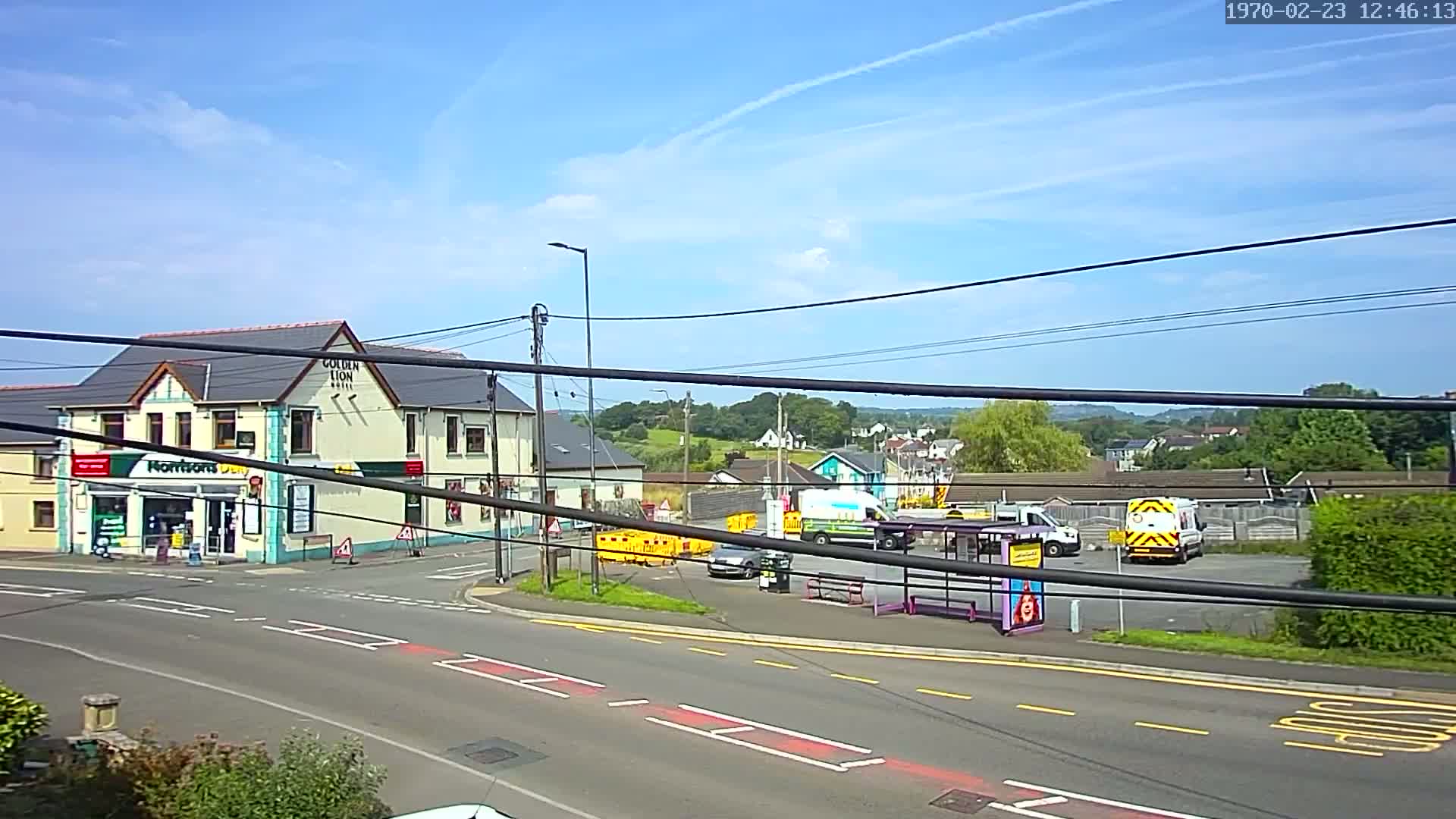 Ammanford Town , Penybanc Road West Live Cam - Carmarthenshire, Dyfed, Wales, United Kingdom