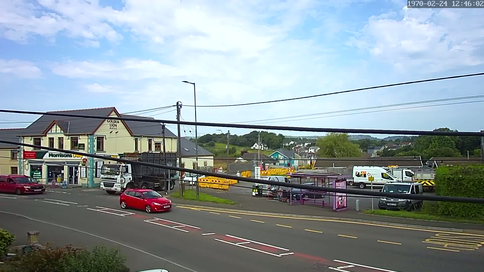 Ammanford Town , Penybanc Road West Live Cam - Carmarthenshire, Dyfed, Wales, United Kingdom