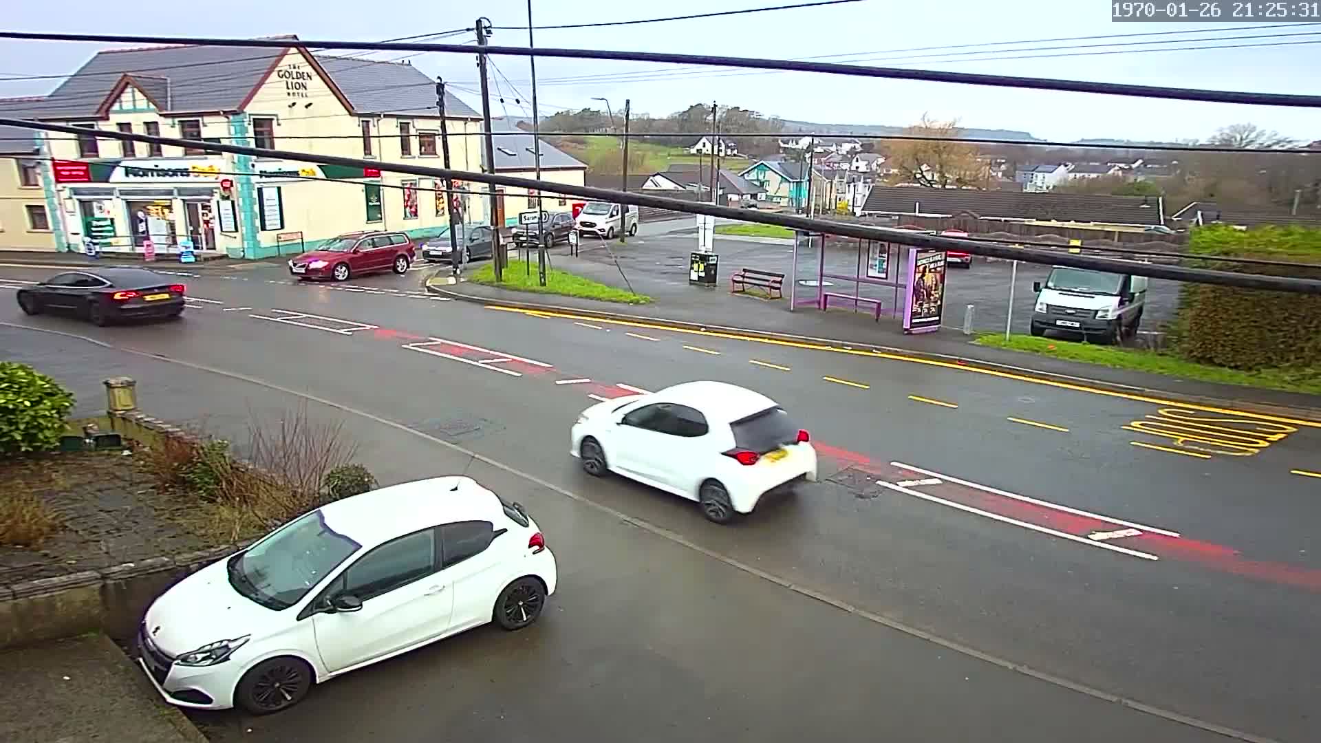 Ammanford Town , Penybanc Road West Live Cam - Carmarthenshire, Dyfed, Wales, United Kingdom
