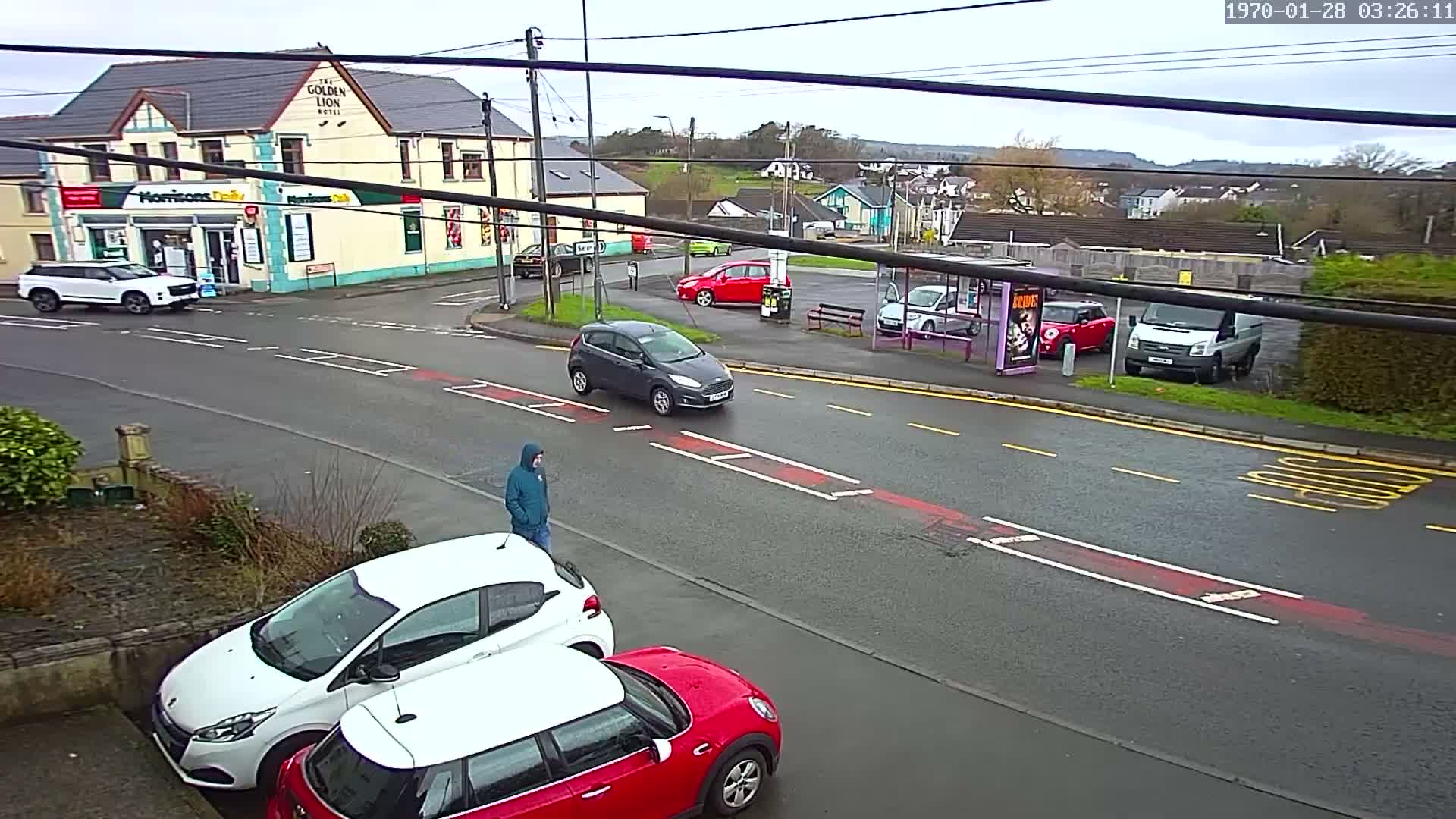 Ammanford Town , Penybanc Road West Live Cam - Carmarthenshire, Dyfed, Wales, United Kingdom