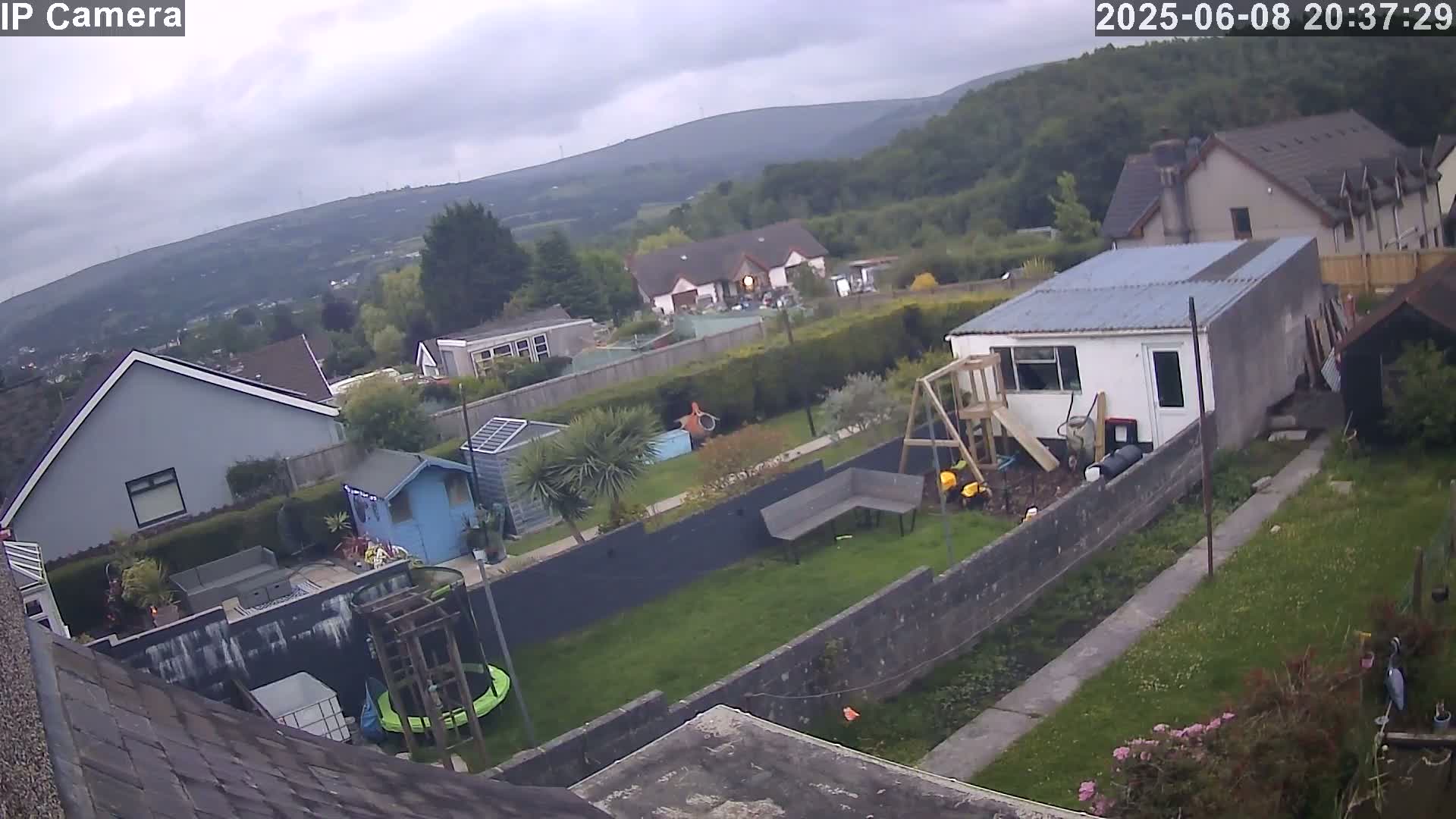 Ammanford, Betws Mountain View from Penybanc Live Cam - Carmarthenshire, Dyfed, Wales, United Kingdom
