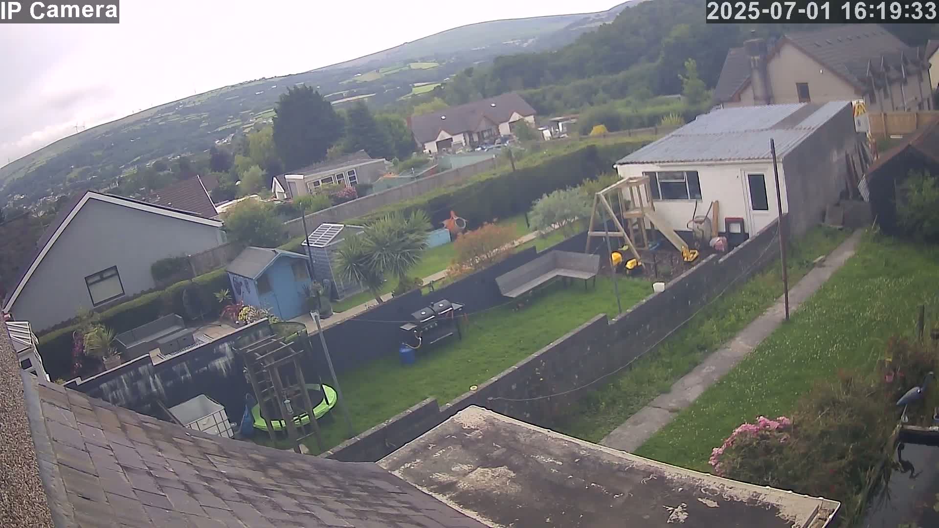 Ammanford, Betws Mountain View from Penybanc Live Cam - Carmarthenshire, Dyfed, Wales, United Kingdom