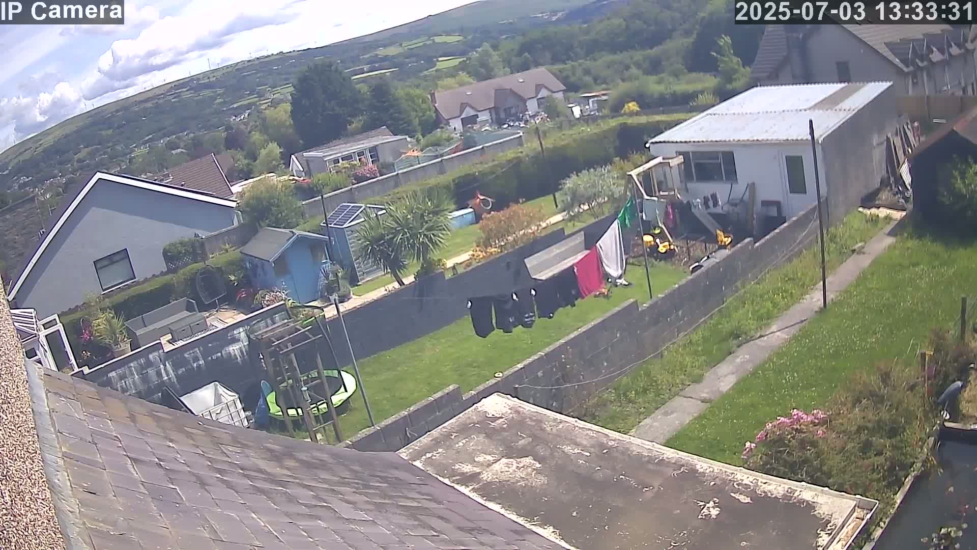 Ammanford, Betws Mountain View from Penybanc Live Cam - Carmarthenshire, Dyfed, Wales, United Kingdom