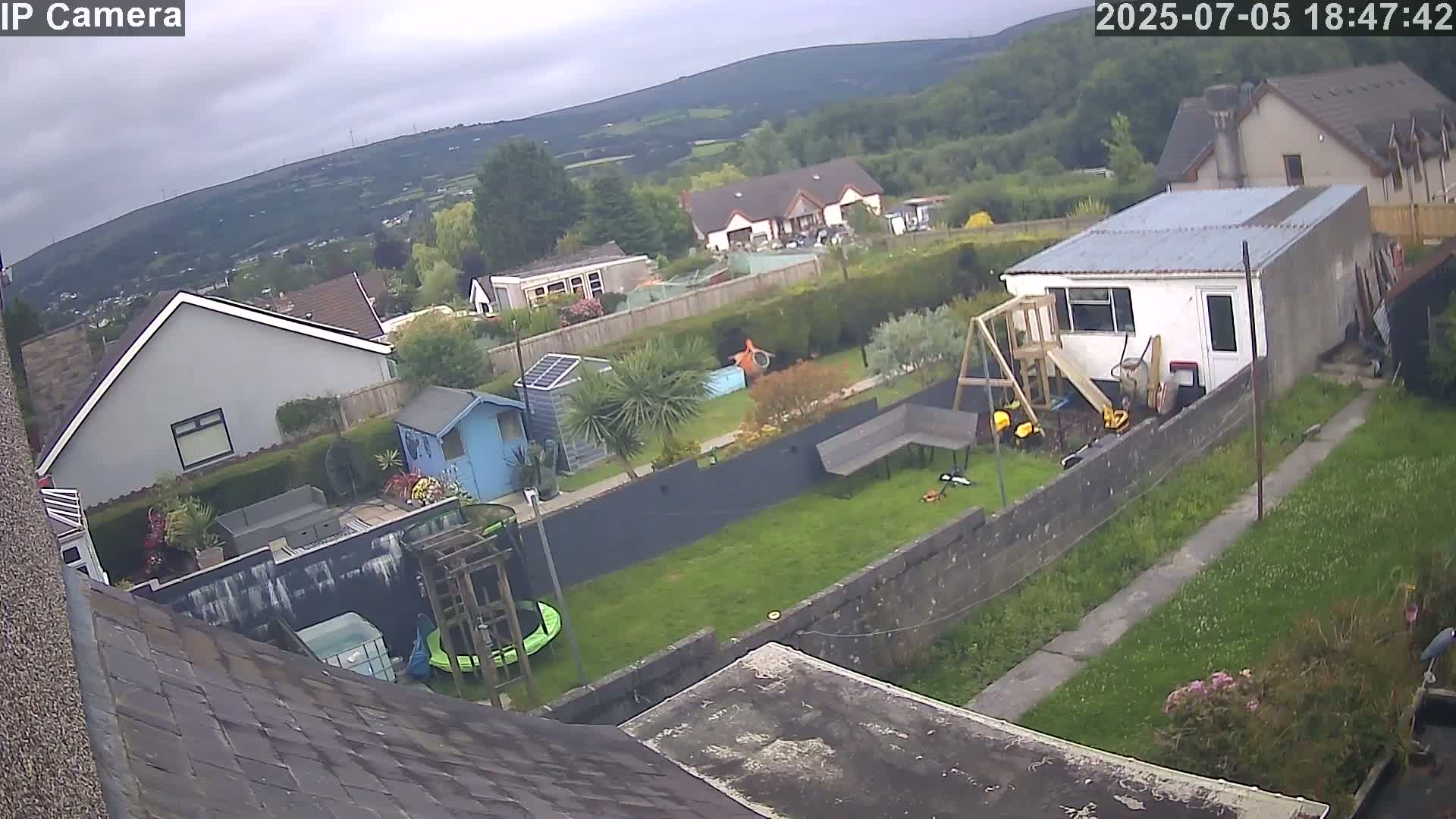 Ammanford, Betws Mountain View from Penybanc Live Cam - Carmarthenshire, Dyfed, Wales, United Kingdom