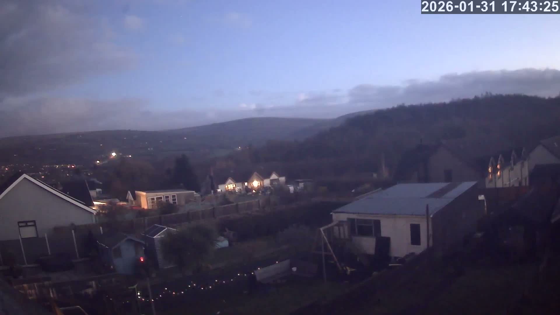 Ammanford, Betws Mountain View from Penybanc Live Cam - Carmarthenshire, Dyfed, Wales, United Kingdom