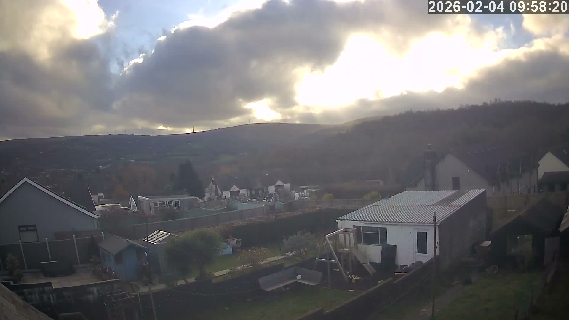 Ammanford, Betws Mountain View from Penybanc Live Cam - Carmarthenshire, Dyfed, Wales, United Kingdom
