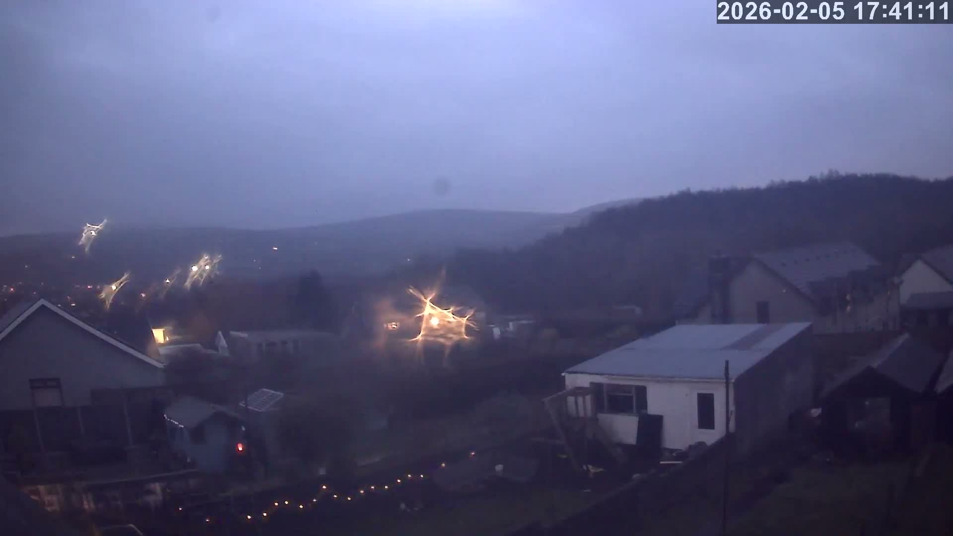 Ammanford, Betws Mountain View from Penybanc Live Cam - Carmarthenshire, Dyfed, Wales, United Kingdom
