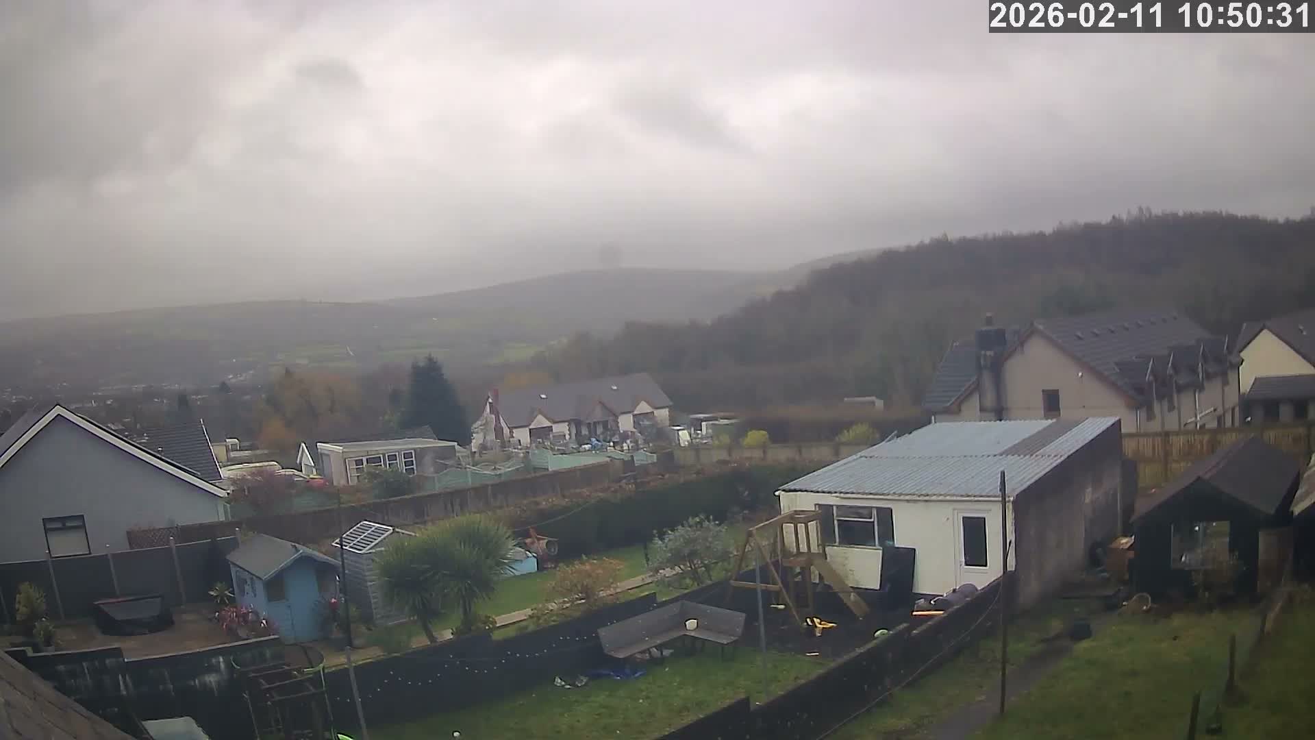 Ammanford, Betws Mountain View from Penybanc Live Cam - Carmarthenshire, Dyfed, Wales, United Kingdom