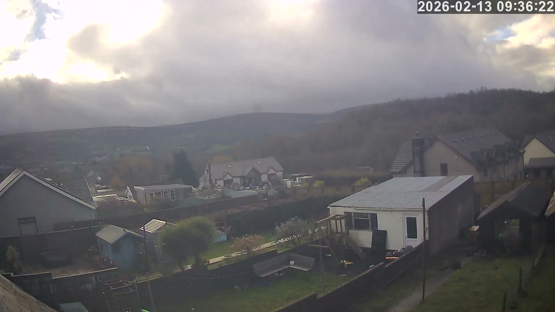 Ammanford, Betws Mountain View from Penybanc Live Cam - Carmarthenshire, Dyfed, Wales, United Kingdom