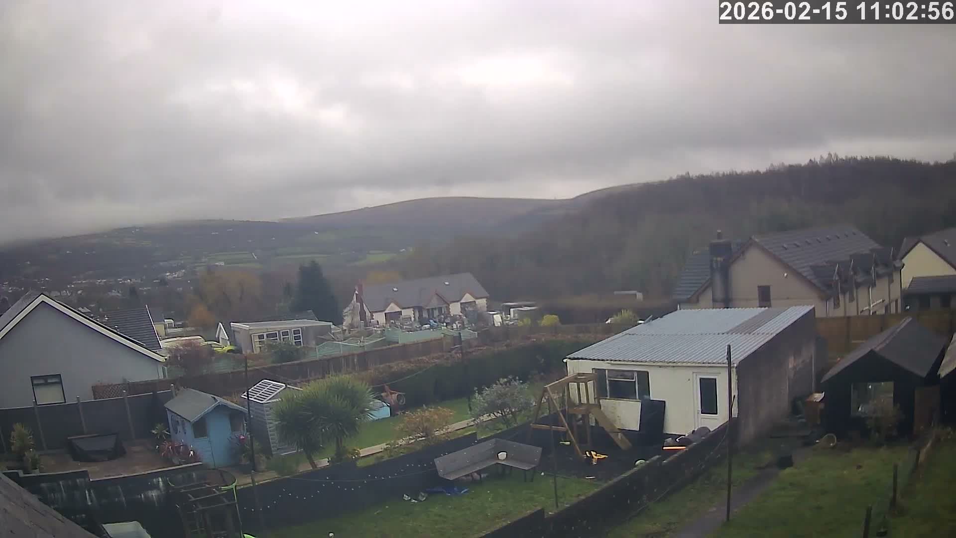 Ammanford, Betws Mountain View from Penybanc Live Cam - Carmarthenshire, Dyfed, Wales, United Kingdom