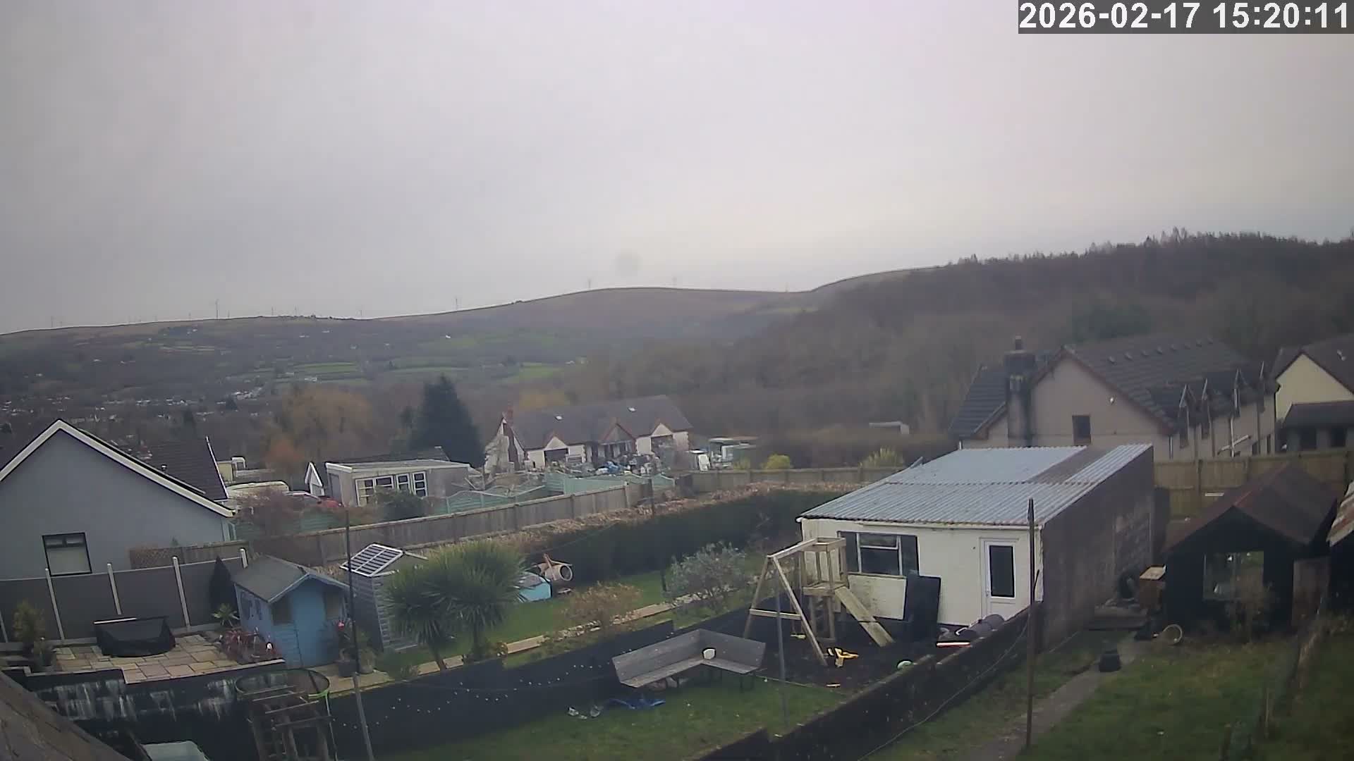 Ammanford, Betws Mountain View from Penybanc Live Cam - Carmarthenshire, Dyfed, Wales, United Kingdom