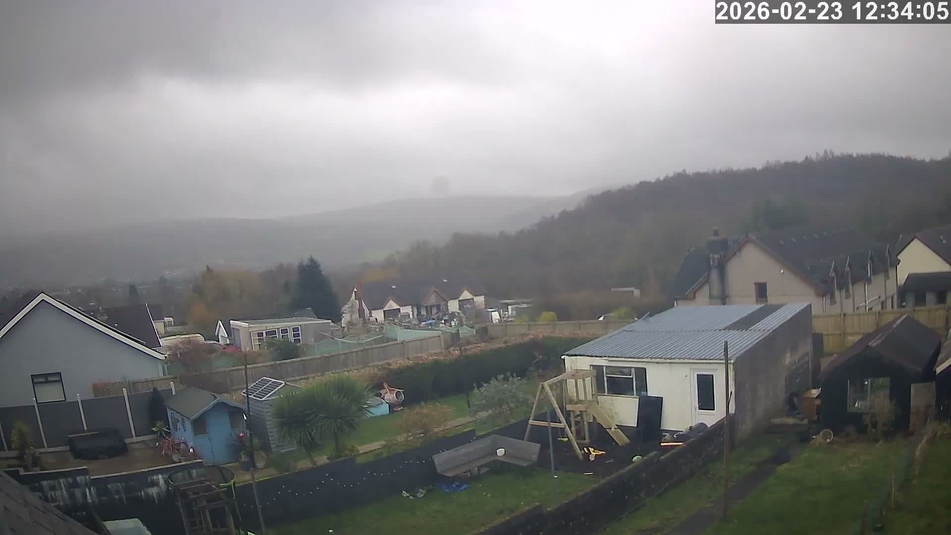 Ammanford, Betws Mountain View from Penybanc Live Cam - Carmarthenshire, Dyfed, Wales, United Kingdom
