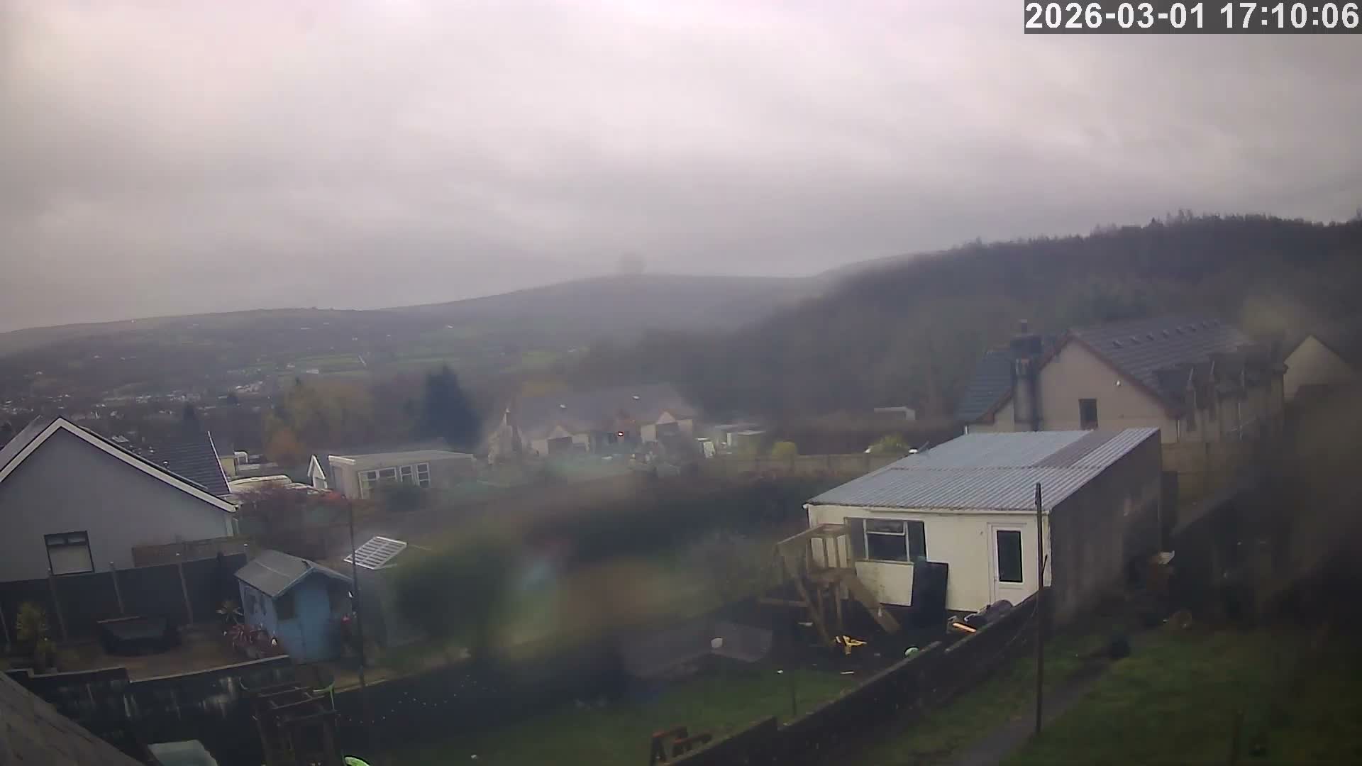 Ammanford, Betws Mountain View from Penybanc Live Cam - Carmarthenshire, Dyfed, Wales, United Kingdom