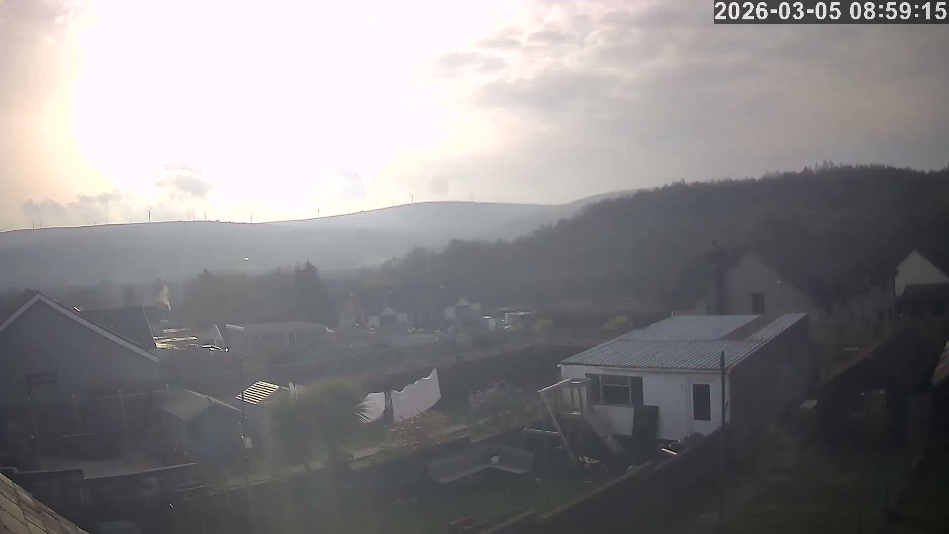 Ammanford, Betws Mountain View from Penybanc Live Cam - Carmarthenshire, Dyfed, Wales, United Kingdom