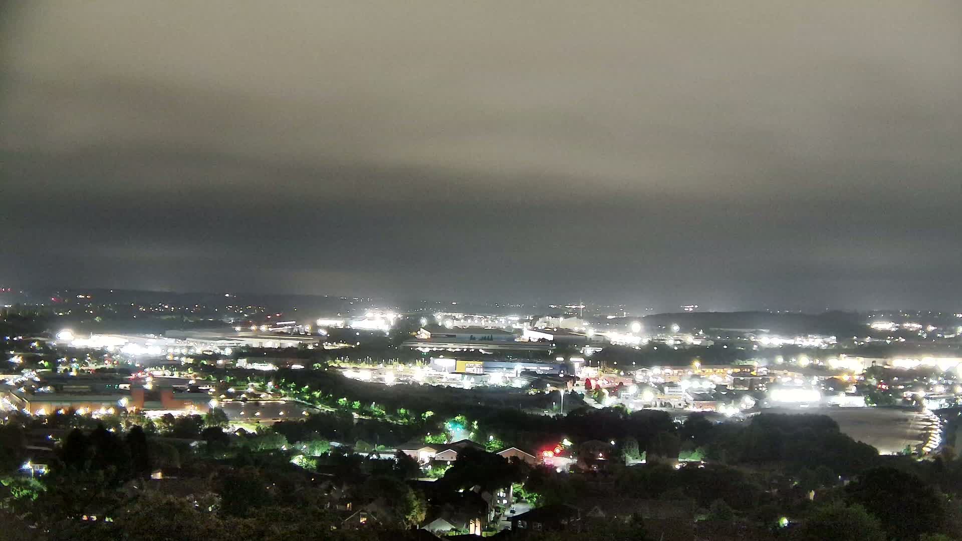 Sheffield, Tinsley Industrial Area fron Don Valley Skyline Live Cam - South Yorkshire, Yorkshire and the Humber, England, United Kingdom