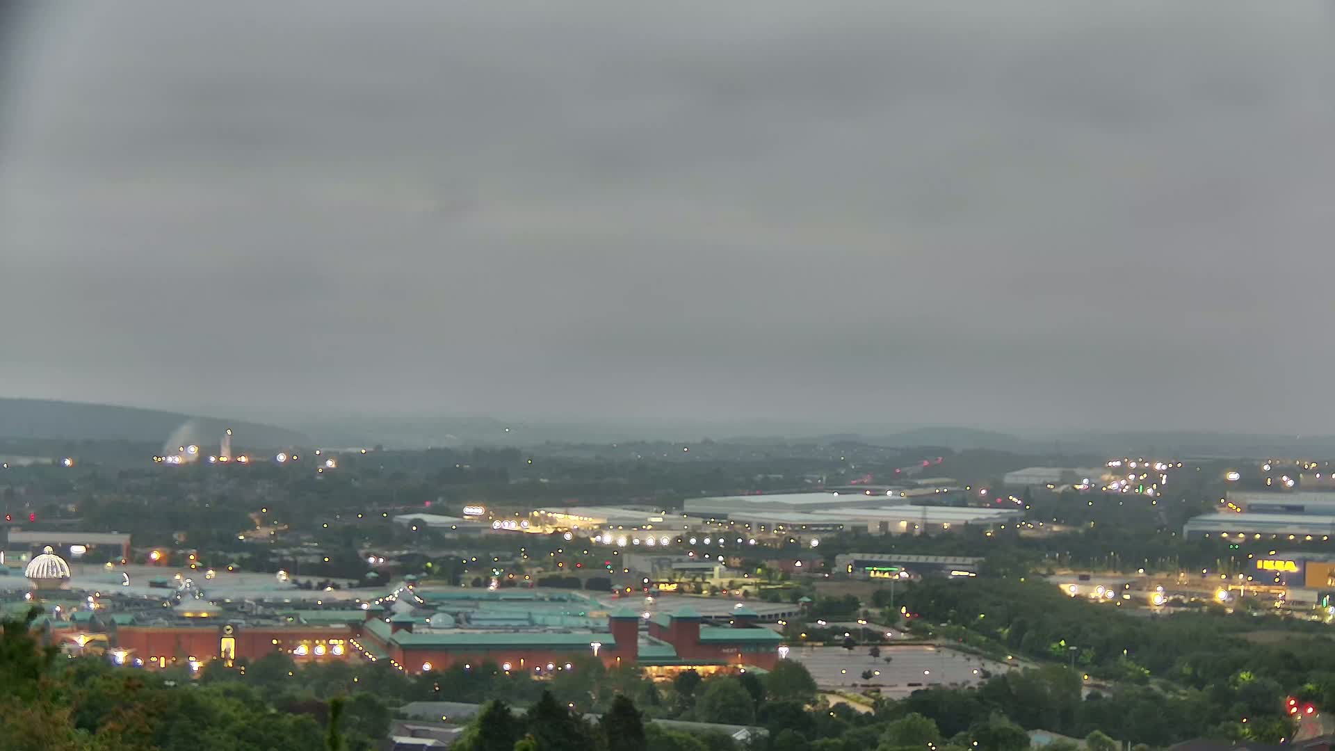 Sheffield, Tinsley Industrial Area fron Don Valley Skyline Live Cam - Sheffield, South Yorkshire, Yorkshire and the Humber, England, United Kingdom