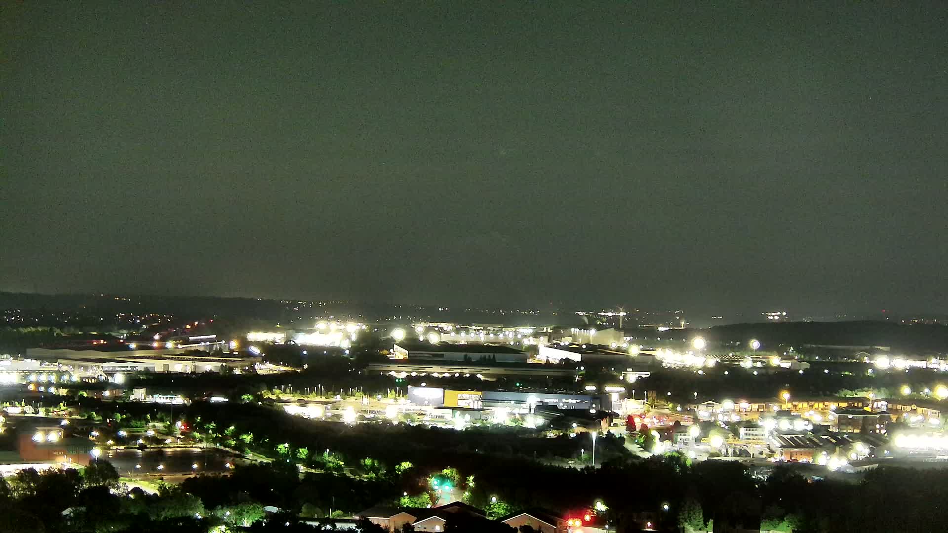 Sheffield, Tinsley Industrial Area fron Don Valley Skyline Live Cam - Sheffield, South Yorkshire, Yorkshire and the Humber, England, United Kingdom