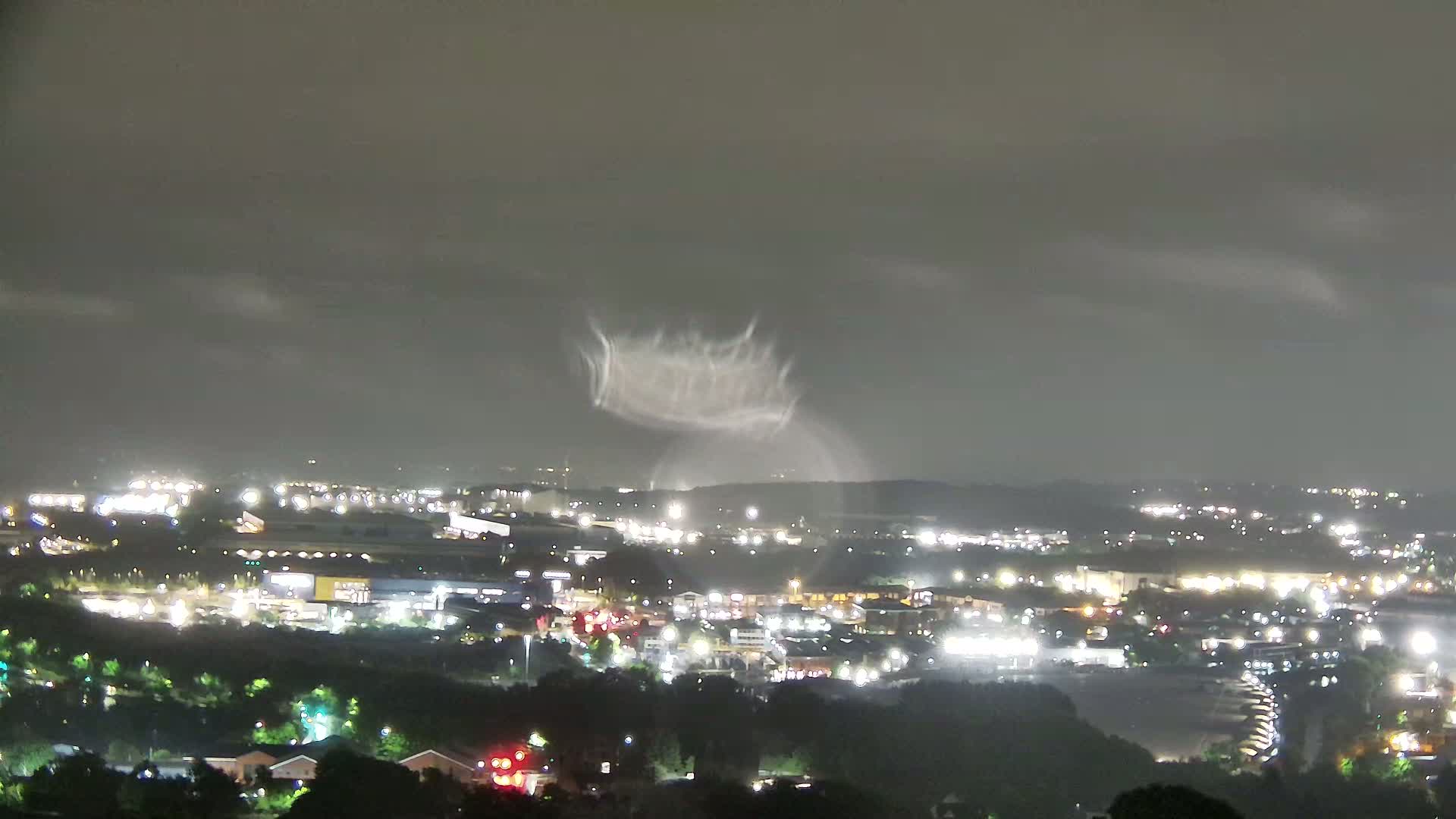 Sheffield, Tinsley Industrial Area fron Don Valley Skyline Live Cam - Sheffield, South Yorkshire, Yorkshire and the Humber, England, United Kingdom