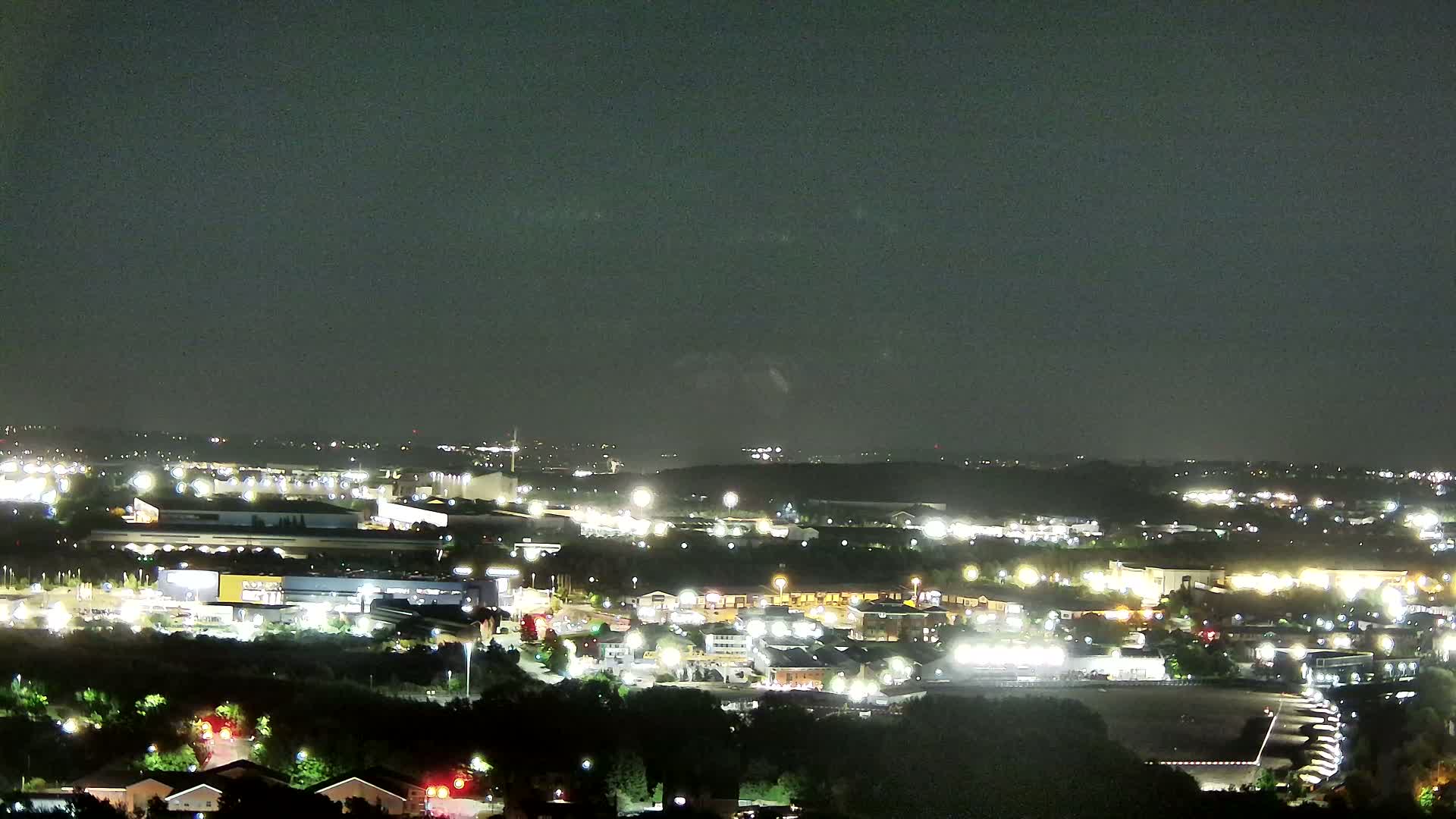 Sheffield, Tinsley Industrial Area fron Don Valley Skyline Live Cam - Sheffield, South Yorkshire, Yorkshire and the Humber, England, United Kingdom