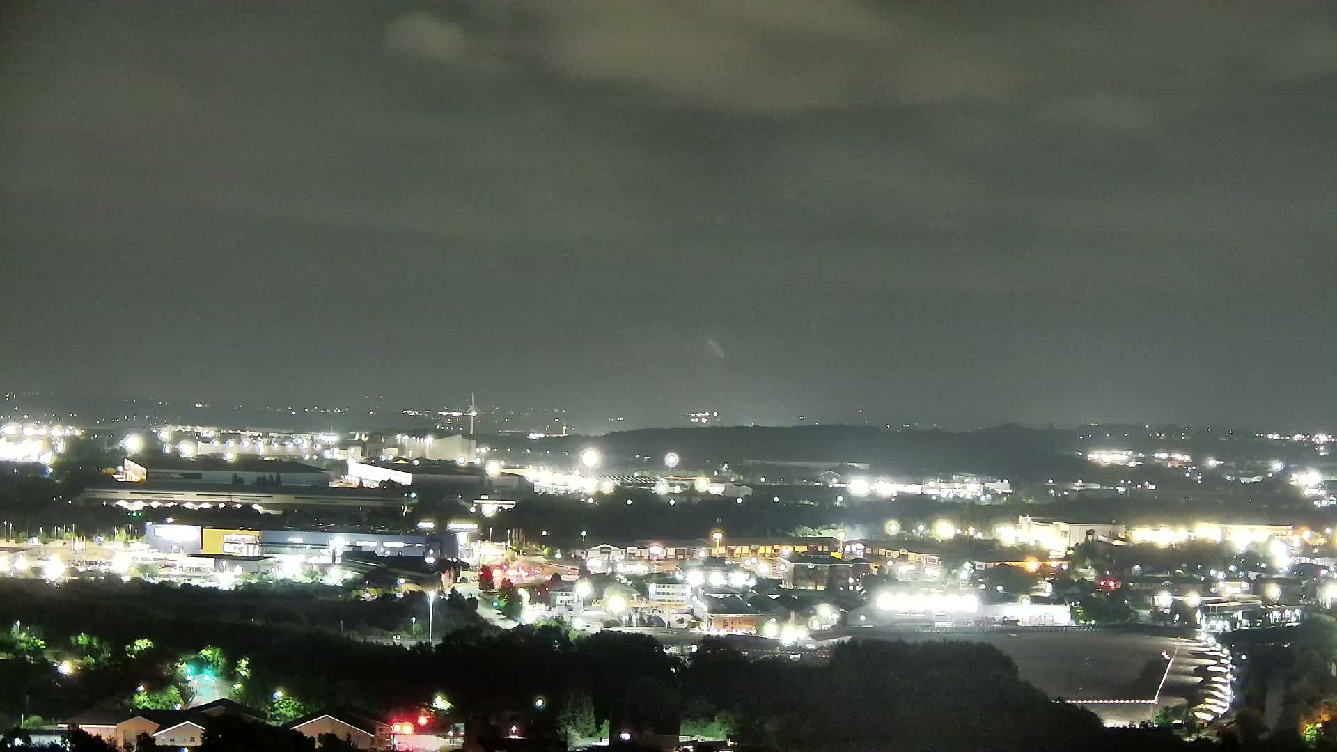 Sheffield, Tinsley Industrial Area fron Don Valley Skyline Live Cam - Sheffield, South Yorkshire, Yorkshire and the Humber, England, United Kingdom