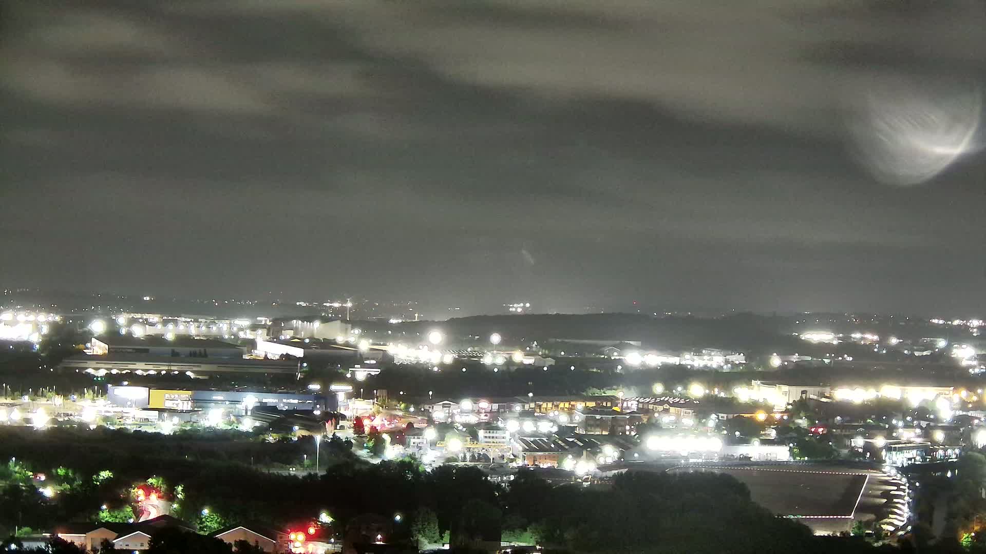 Sheffield, Tinsley Industrial Area fron Don Valley Skyline Live Cam - South Yorkshire, Yorkshire and the Humber, England, United Kingdom