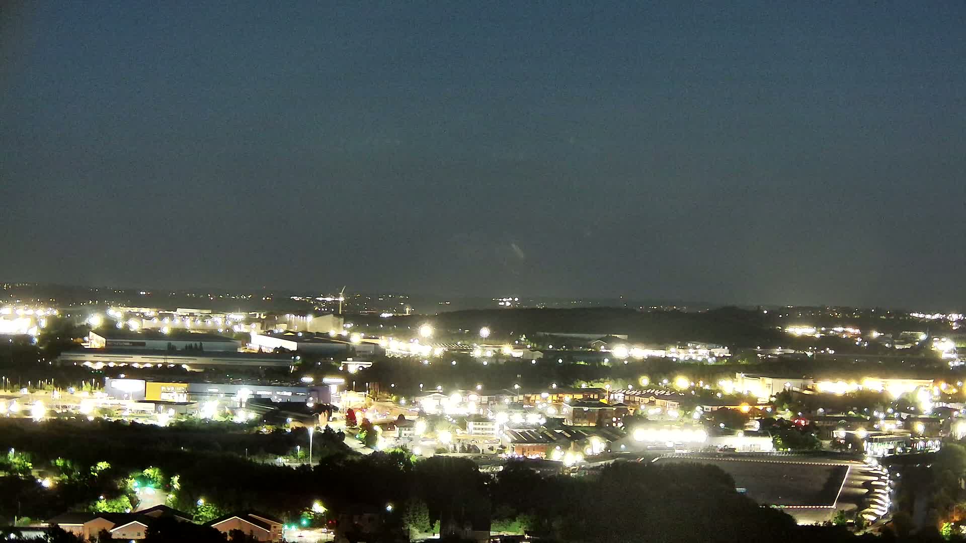 Sheffield, Tinsley Industrial Area fron Don Valley Skyline Live Cam - South Yorkshire, Yorkshire and the Humber, England, United Kingdom