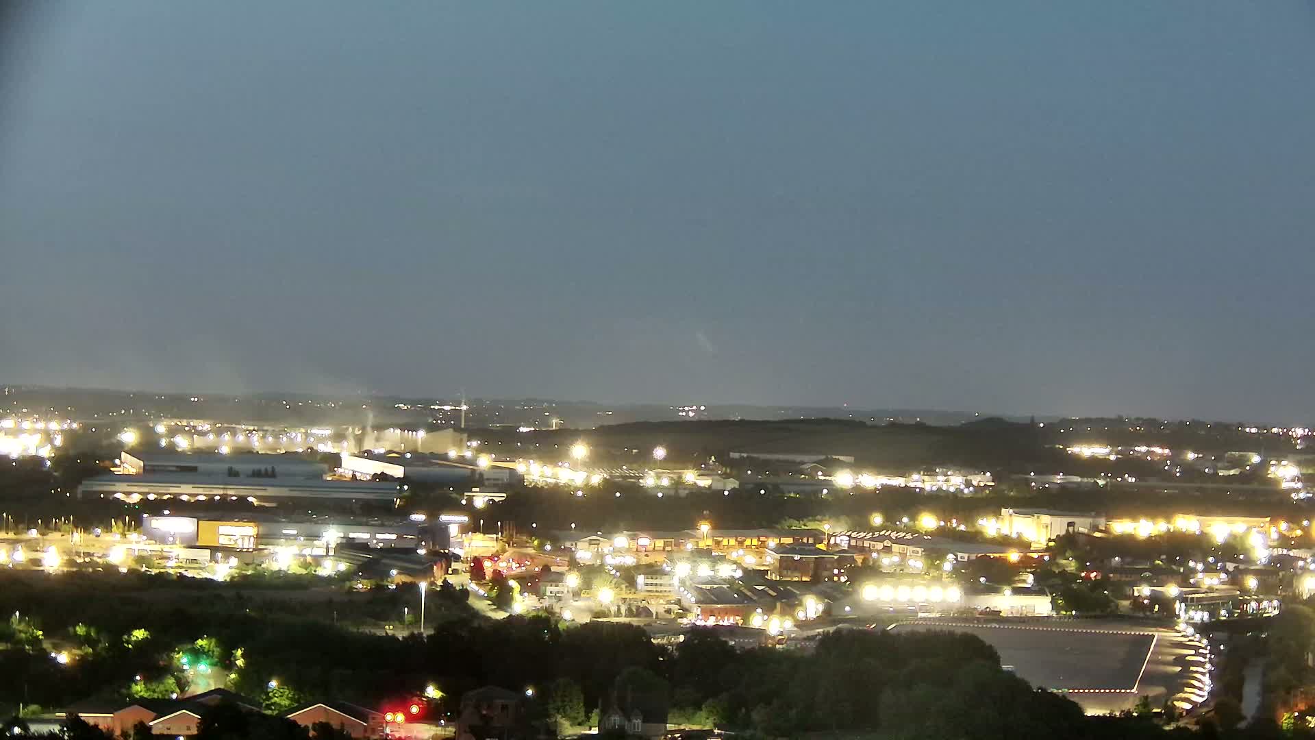 Sheffield, Tinsley Industrial Area fron Don Valley Skyline Live Cam - South Yorkshire, Yorkshire and the Humber, England, United Kingdom