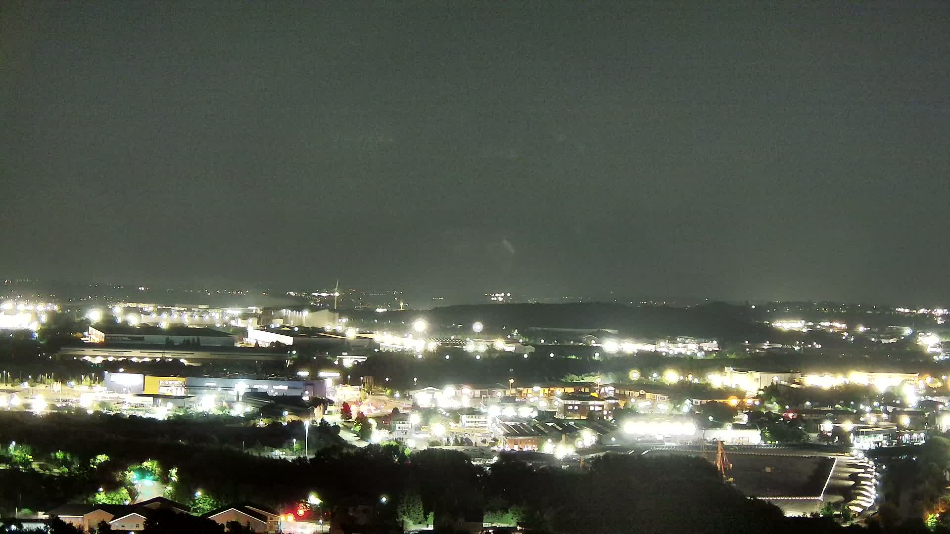 Sheffield, Tinsley Industrial Area fron Don Valley Skyline Live Cam - Sheffield, South Yorkshire, Yorkshire and the Humber, England, United Kingdom