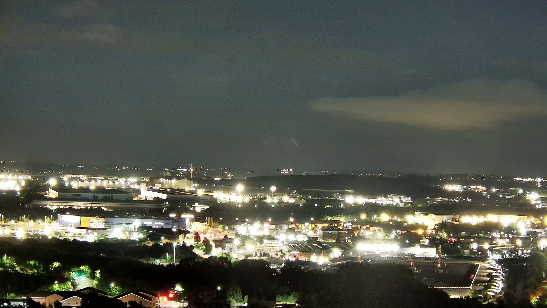 Sheffield, Tinsley Industrial Area fron Don Valley Skyline Live Cam - Sheffield, South Yorkshire, Yorkshire and the Humber, England, United Kingdom