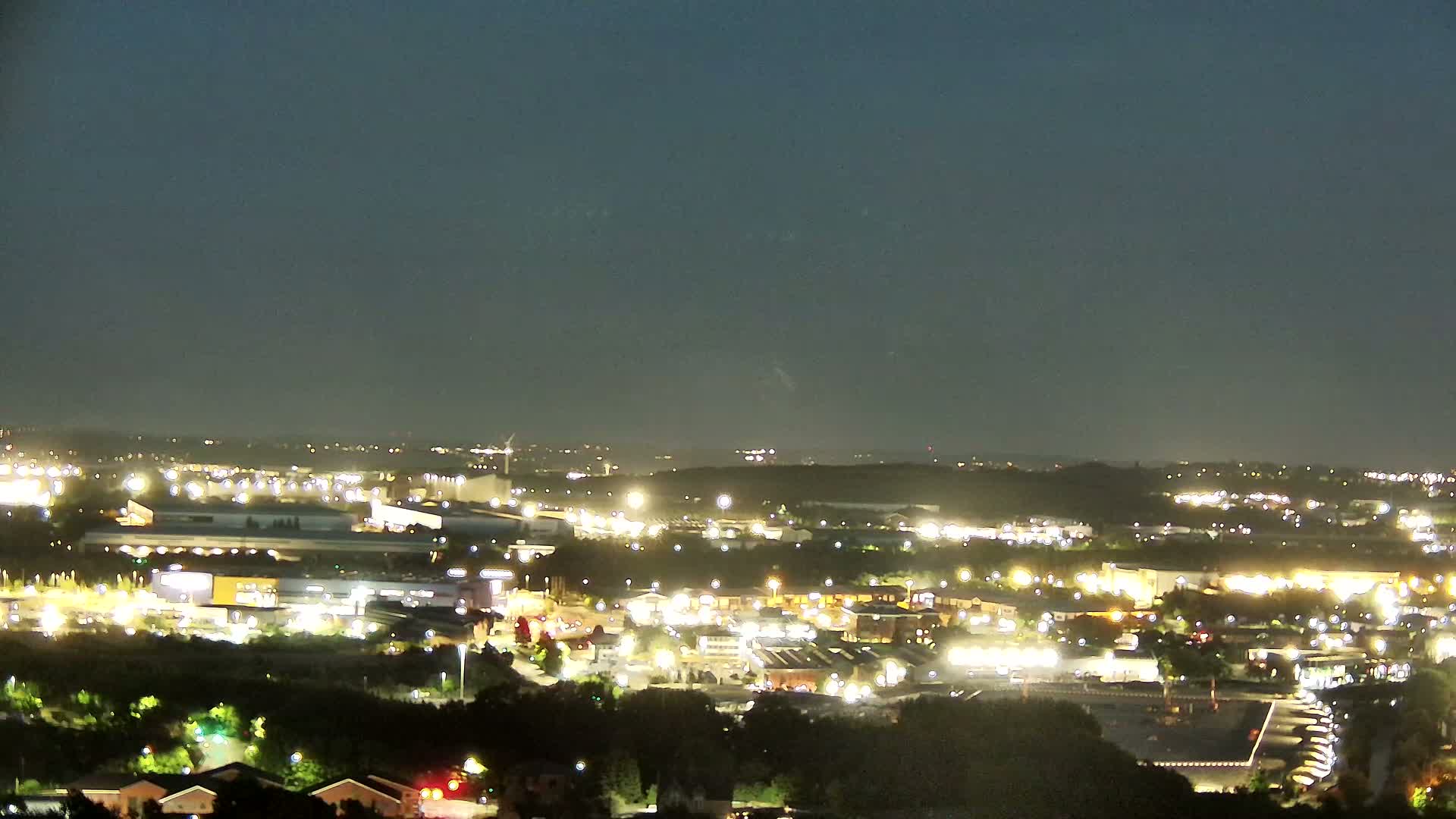 Sheffield, Tinsley Industrial Area fron Don Valley Skyline Live Cam - Sheffield, South Yorkshire, Yorkshire and the Humber, England, United Kingdom