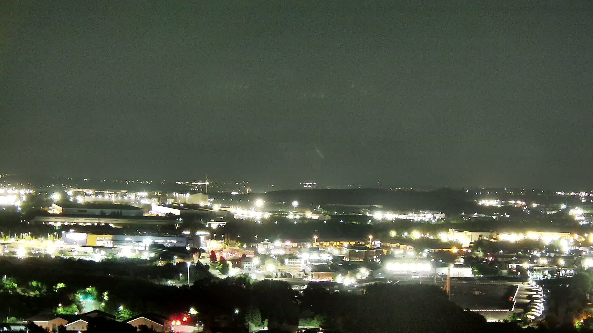 Sheffield, Tinsley Industrial Area fron Don Valley Skyline Live Cam - Sheffield, South Yorkshire, Yorkshire and the Humber, England, United Kingdom
