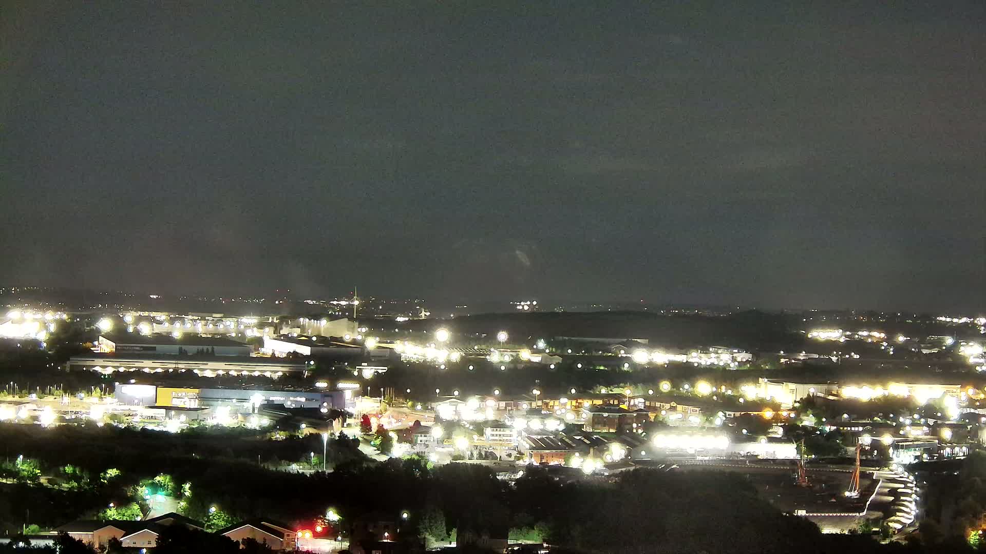 Sheffield, Tinsley Industrial Area fron Don Valley Skyline Live Cam - Sheffield, South Yorkshire, Yorkshire and the Humber, England, United Kingdom
