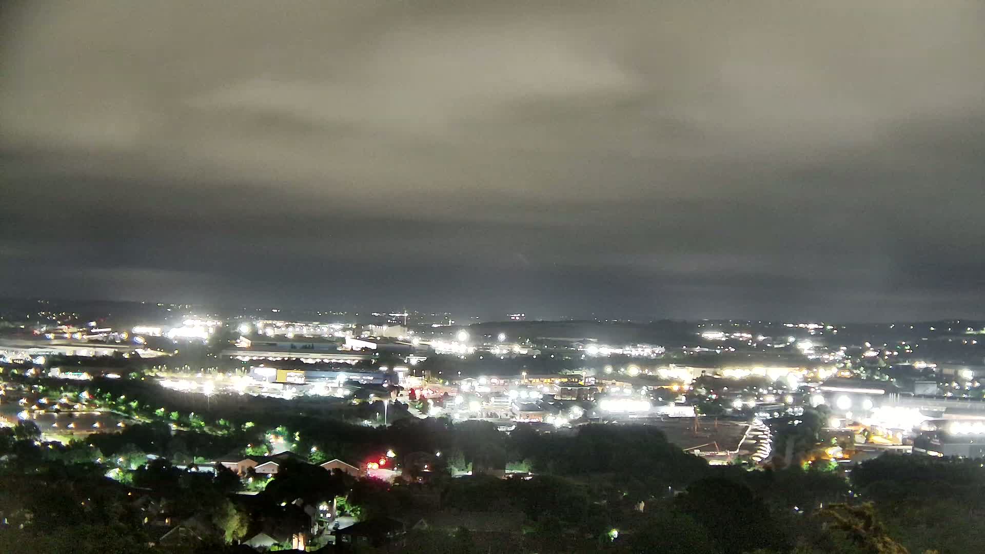 Sheffield, Tinsley Industrial Area fron Don Valley Skyline Live Cam - Sheffield, South Yorkshire, Yorkshire and the Humber, England, United Kingdom