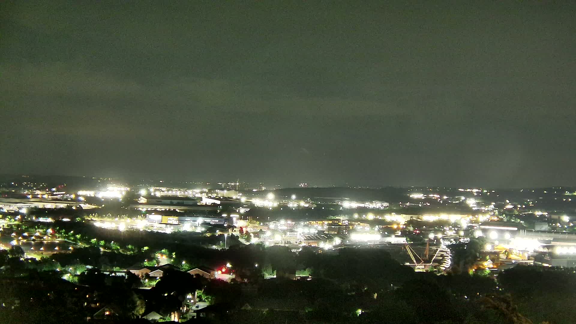 Sheffield, Tinsley Industrial Area fron Don Valley Skyline Live Cam - Sheffield, South Yorkshire, Yorkshire and the Humber, England, United Kingdom