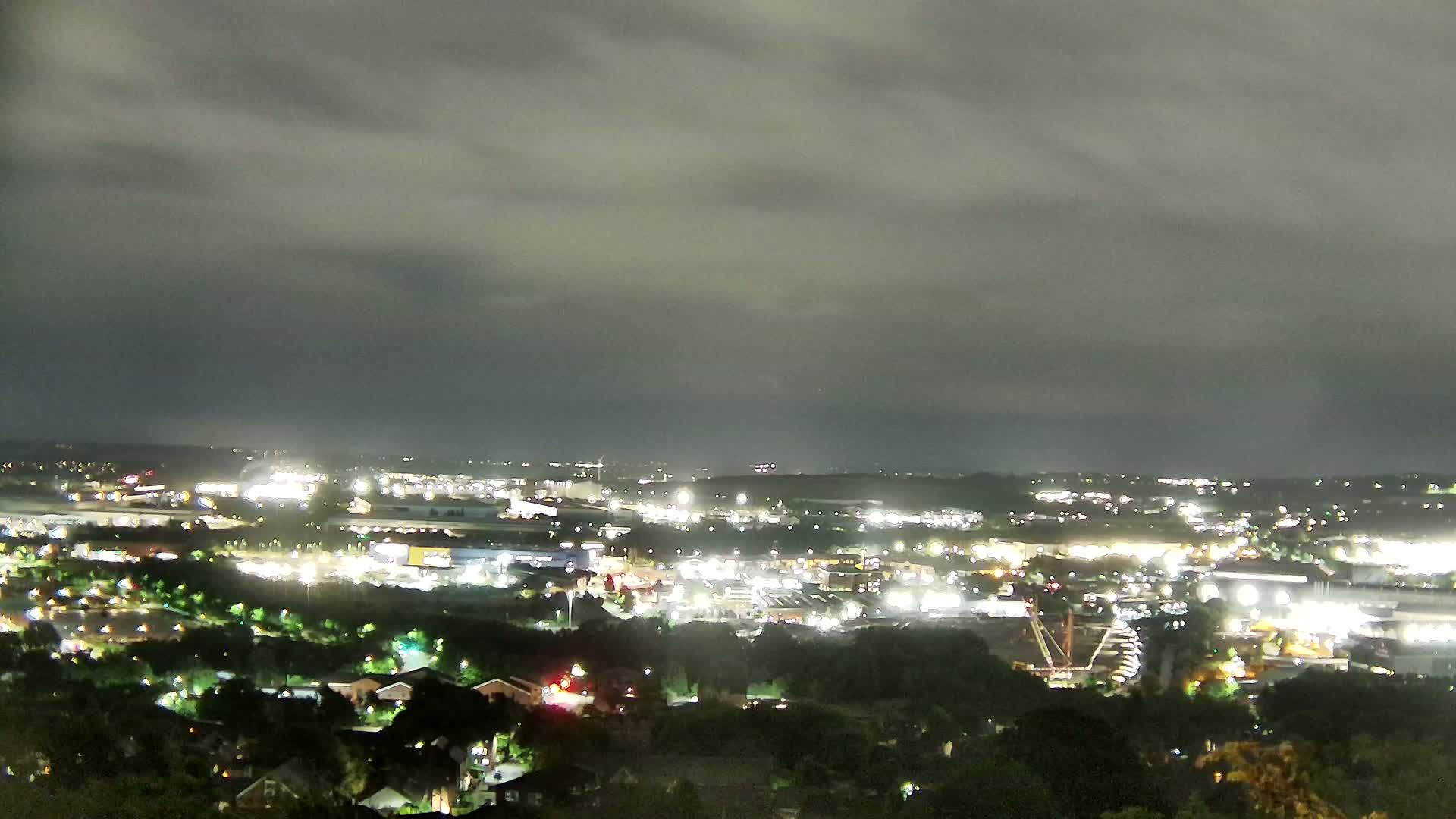 Sheffield, Tinsley Industrial Area fron Don Valley Skyline Live Cam - Sheffield, South Yorkshire, Yorkshire and the Humber, England, United Kingdom
