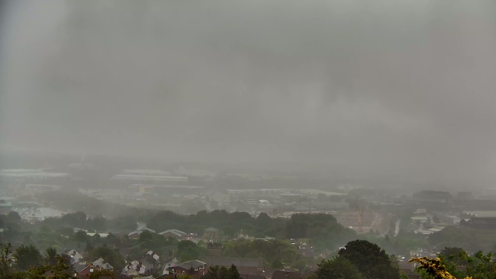 Sheffield, Tinsley Industrial Area fron Don Valley Skyline Live Cam - Sheffield, South Yorkshire, Yorkshire and the Humber, England, United Kingdom