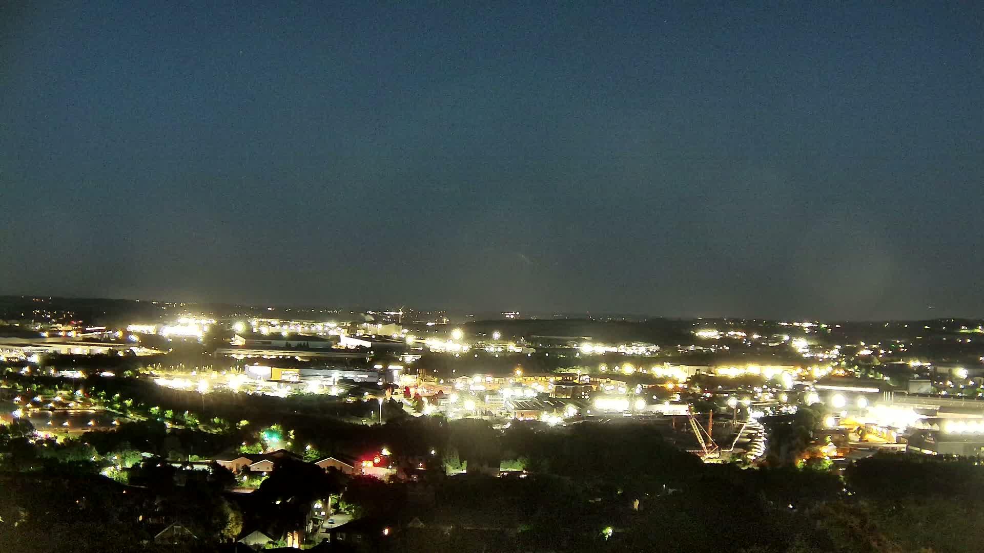 Sheffield, Tinsley Industrial Area fron Don Valley Skyline Live Cam - Sheffield, South Yorkshire, Yorkshire and the Humber, England, United Kingdom